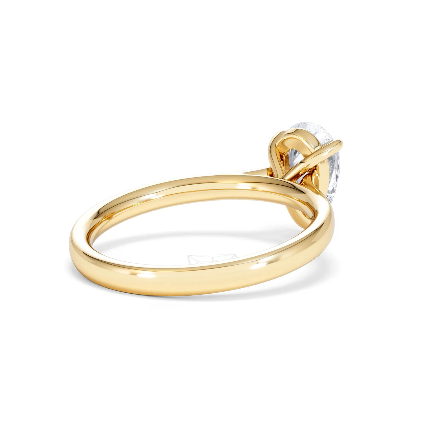 Amora Pear 1.00ct Lab Diamond Engagement Ring F/VS Set in 18K Gold - Image 39