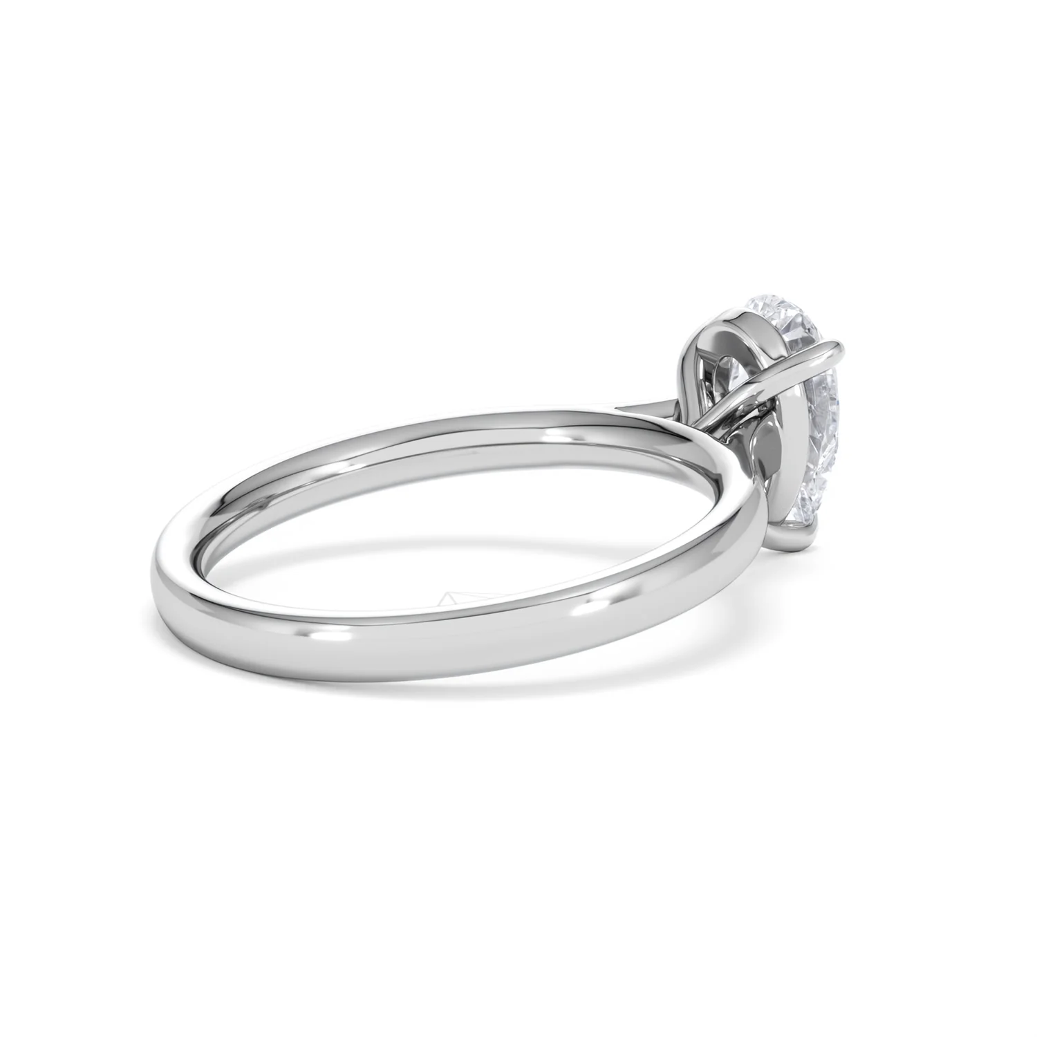 Amora Pear 1.00ct Lab Diamond Engagement Ring F/VS Set in Platinum - Image 36
