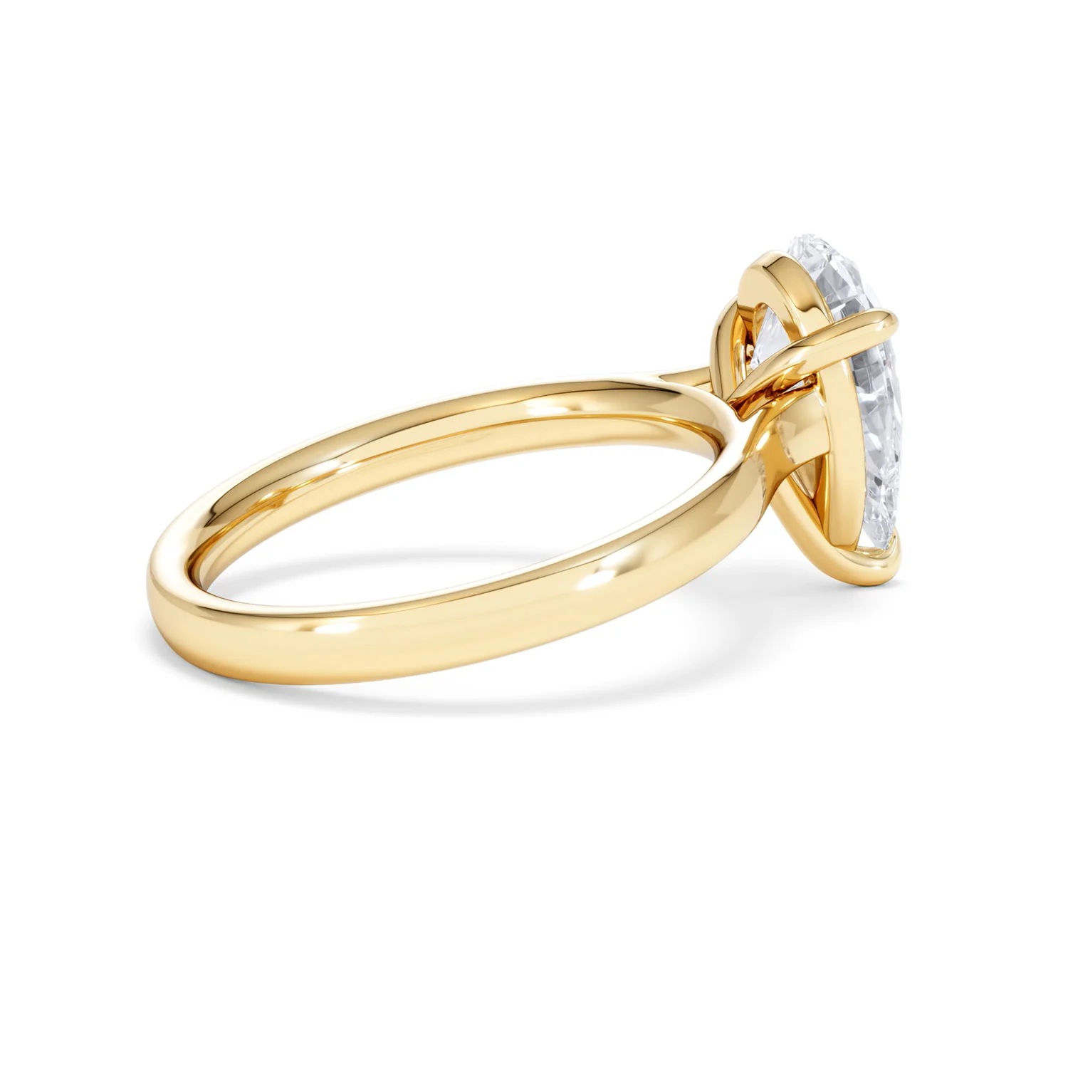 Amora Pear 2.00ct Lab Diamond Engagement Ring F/VS Set in 18K Gold - Image 33