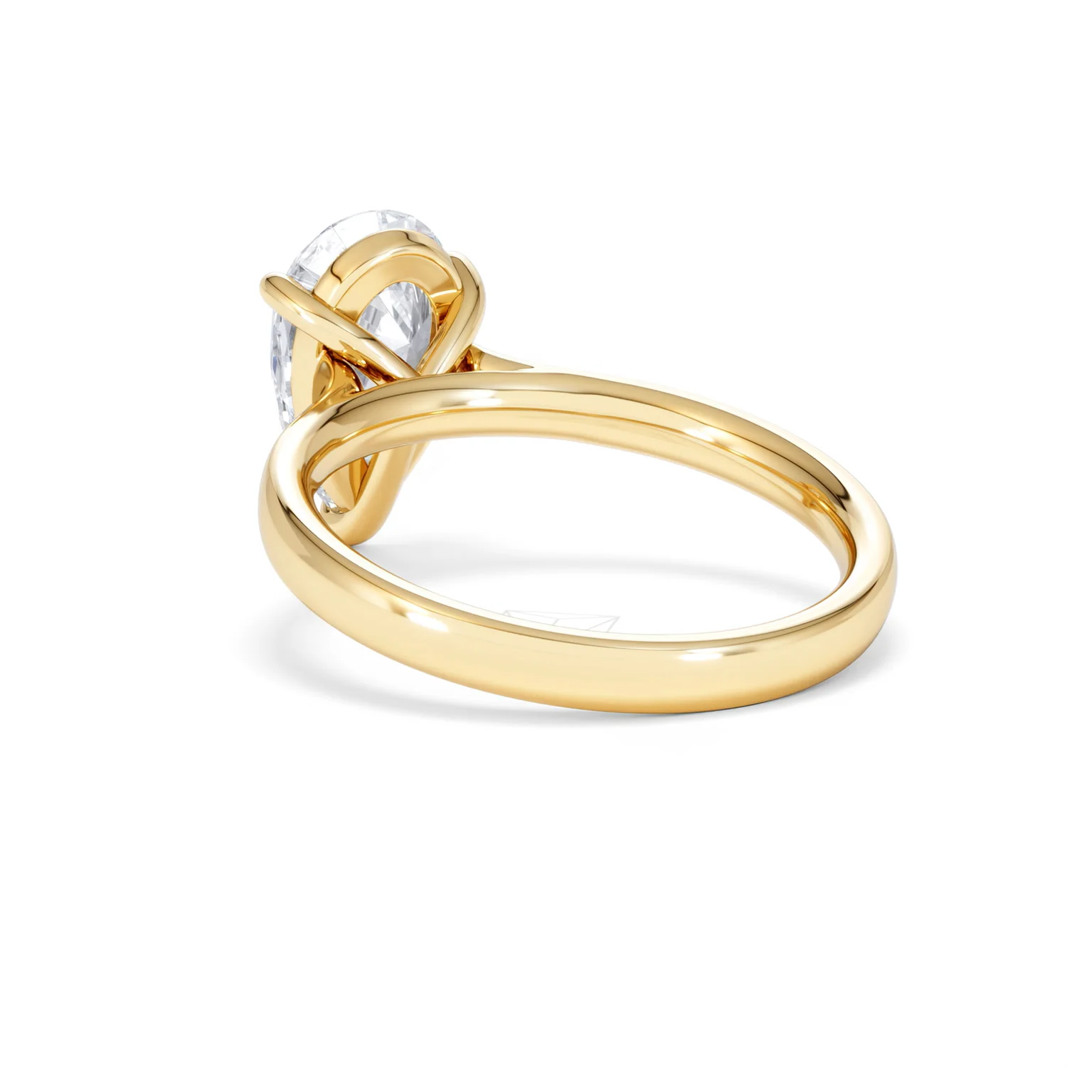 Amora Pear 2.00ct Lab Diamond Engagement Ring F/VS Set in 18K Gold - Image 55