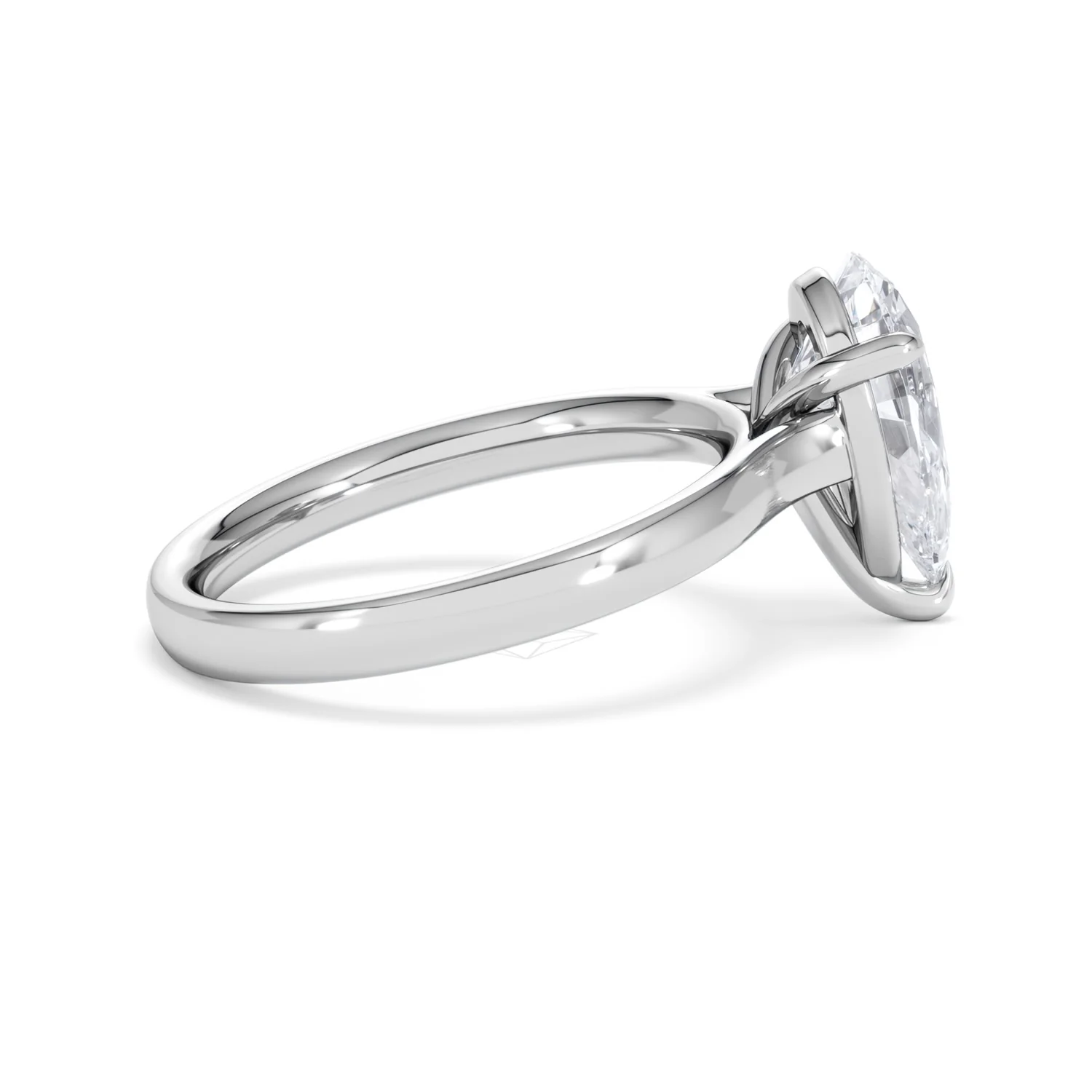 Amora Pear 2.00ct Lab Diamond Engagement Ring F/VS Set in 18K White Gold - Image 30