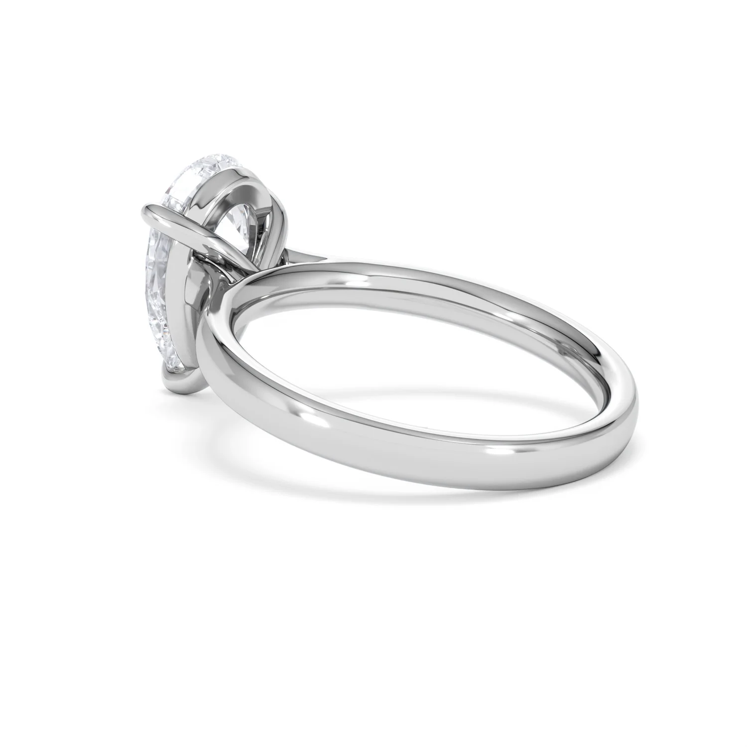 Amora Pear 2.00ct Lab Diamond Engagement Ring F/VS Set in Platinum - Image 59