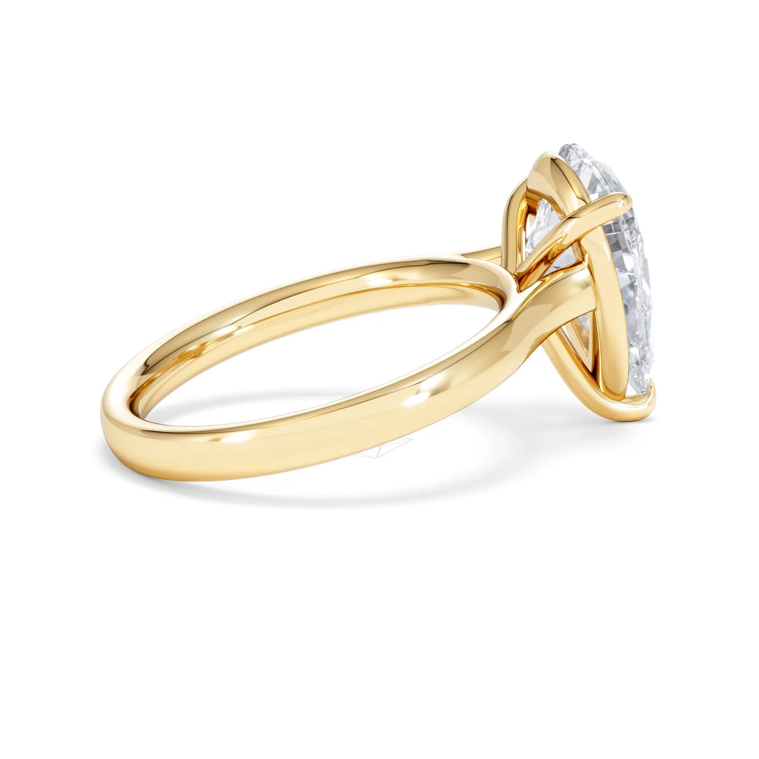 Amora Pear 3.00ct Lab Diamond Engagement Ring G/VS Set in 18K Gold - Image 32