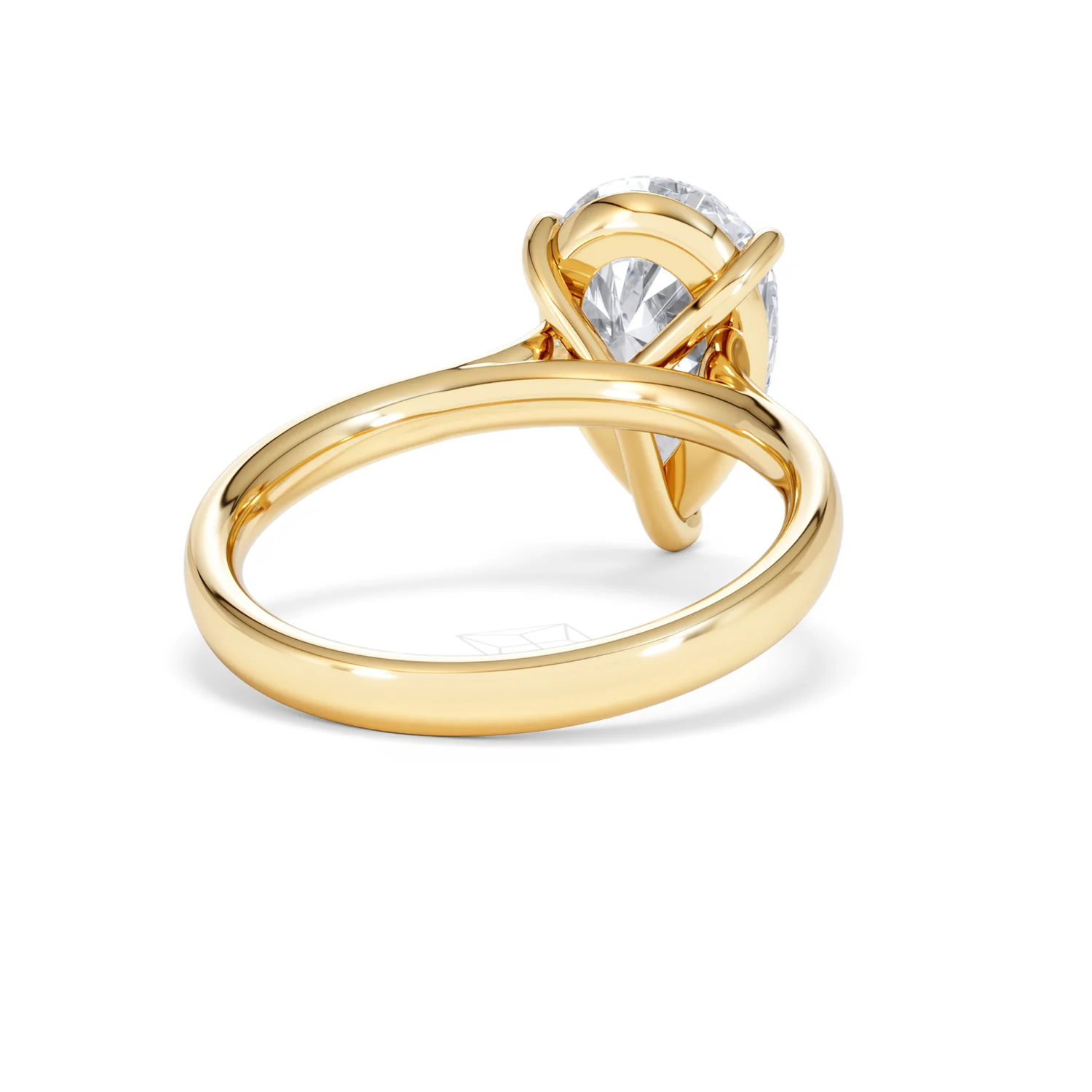 Amora Pear 3.00ct Lab Diamond Engagement Ring G/VS Set in 18K Gold - Image 43