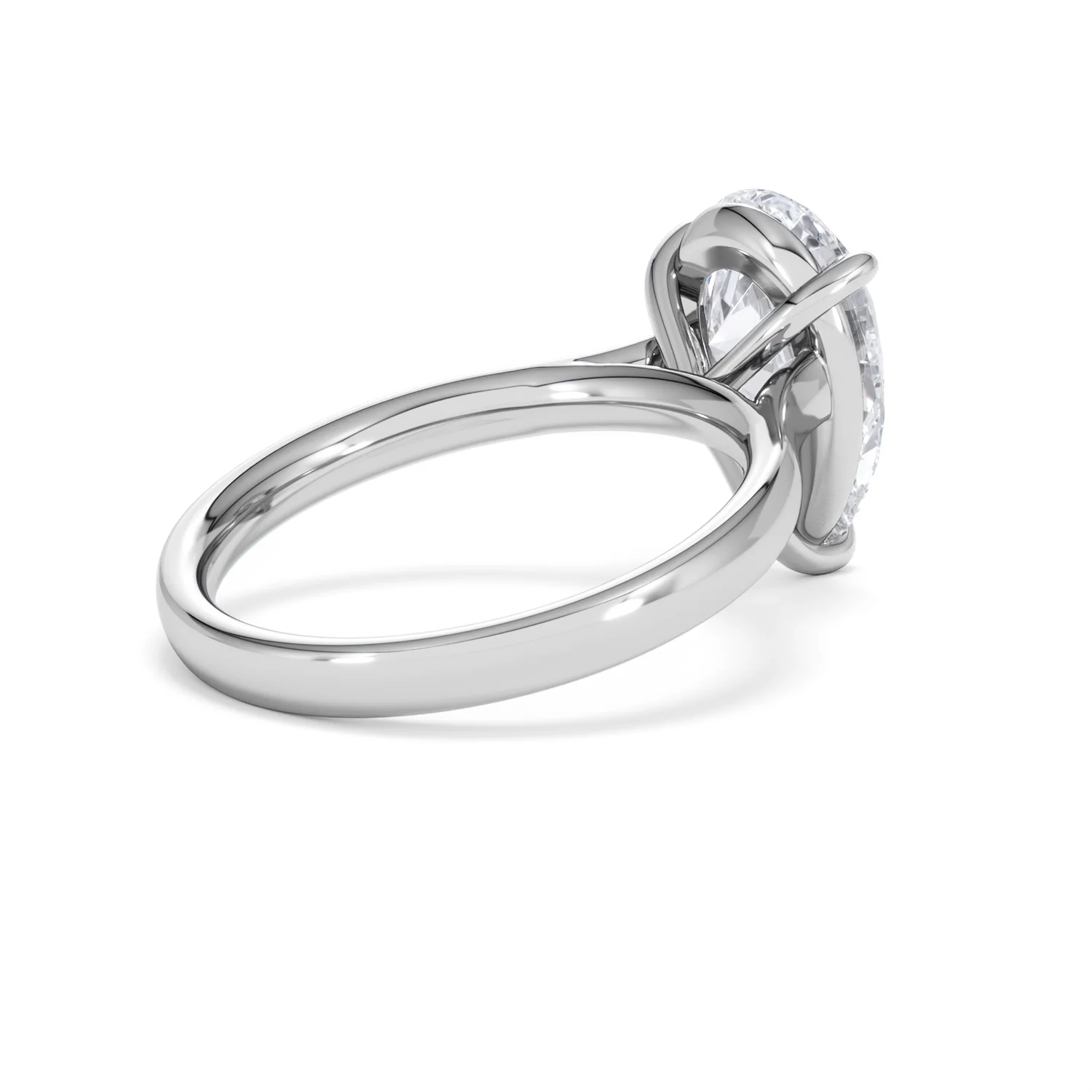 Amora Pear 3.00ct Lab Diamond Engagement Ring G/VS Set in Platinum - Image 37