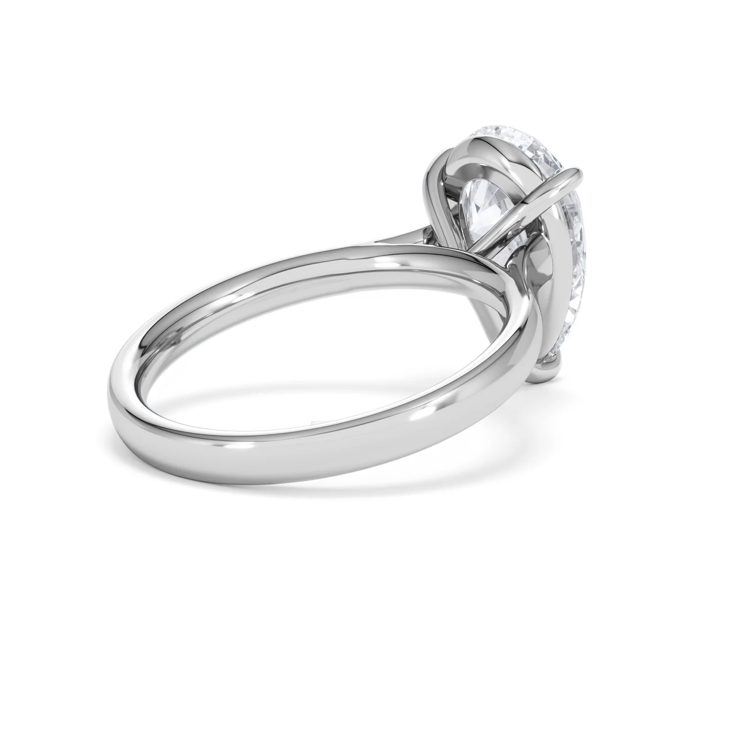 Amora Pear 3.00ct Lab Diamond Engagement Ring G/VS Set in Platinum - Image 38