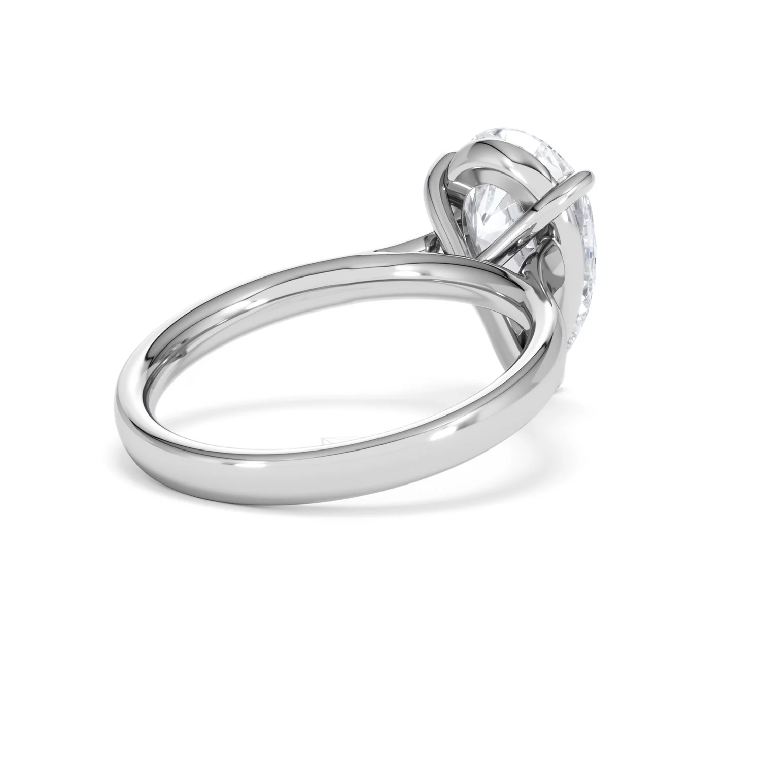 Amora Pear 3.00ct Lab Diamond Engagement Ring G/VS Set in Platinum - Image 39