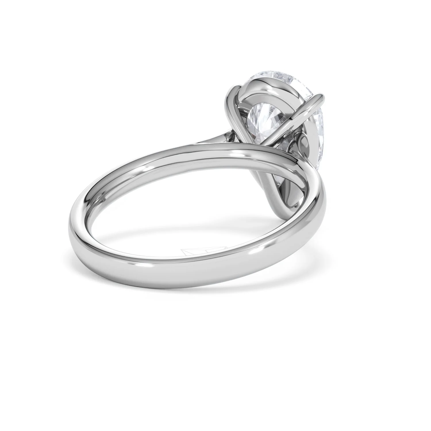 Amora Pear 3.00ct Lab Diamond Engagement Ring G/VS Set in Platinum - Image 41