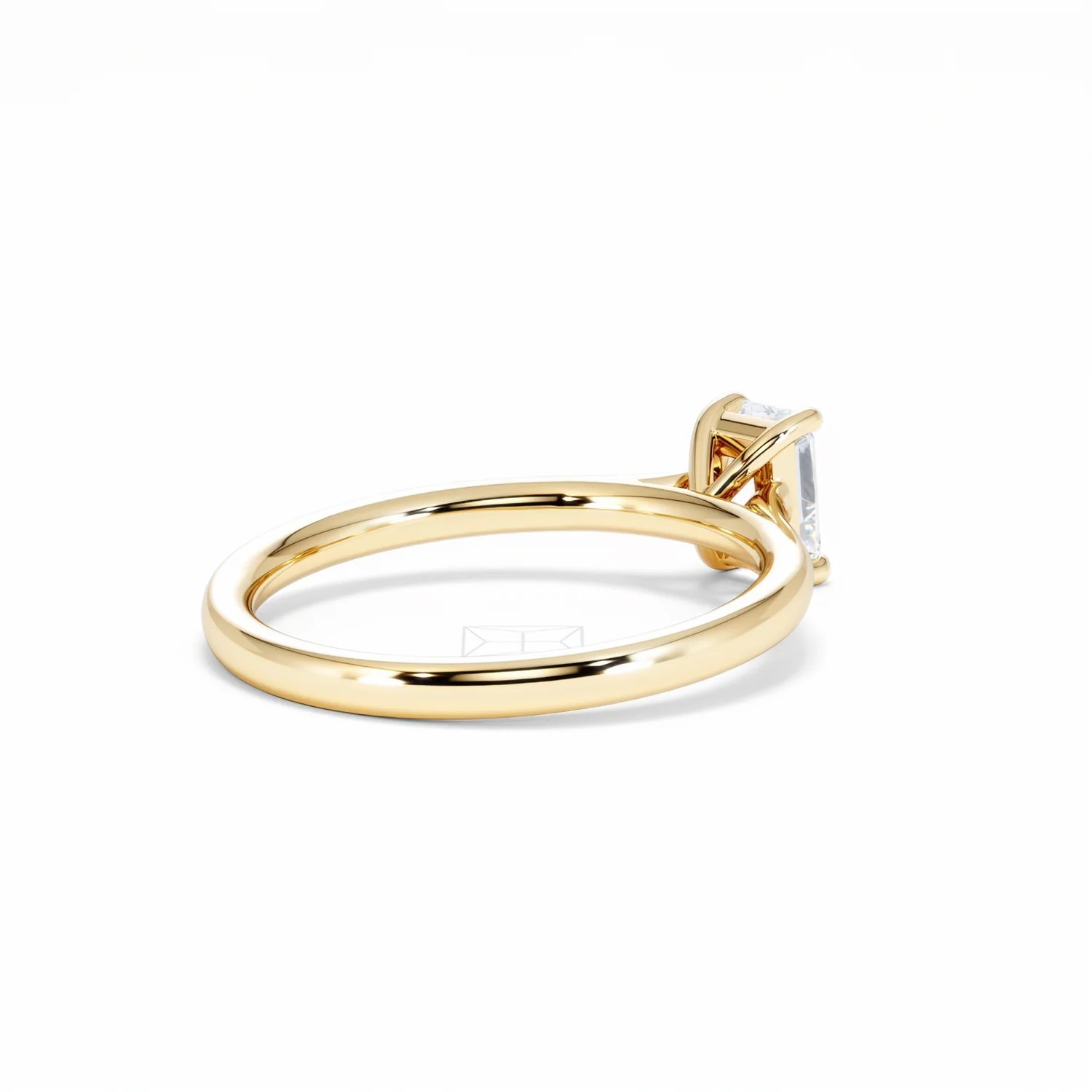 Amora Radiant 0.50ct Diamond Engagement Ring G/VS1 Set in 18K Gold - Image 40