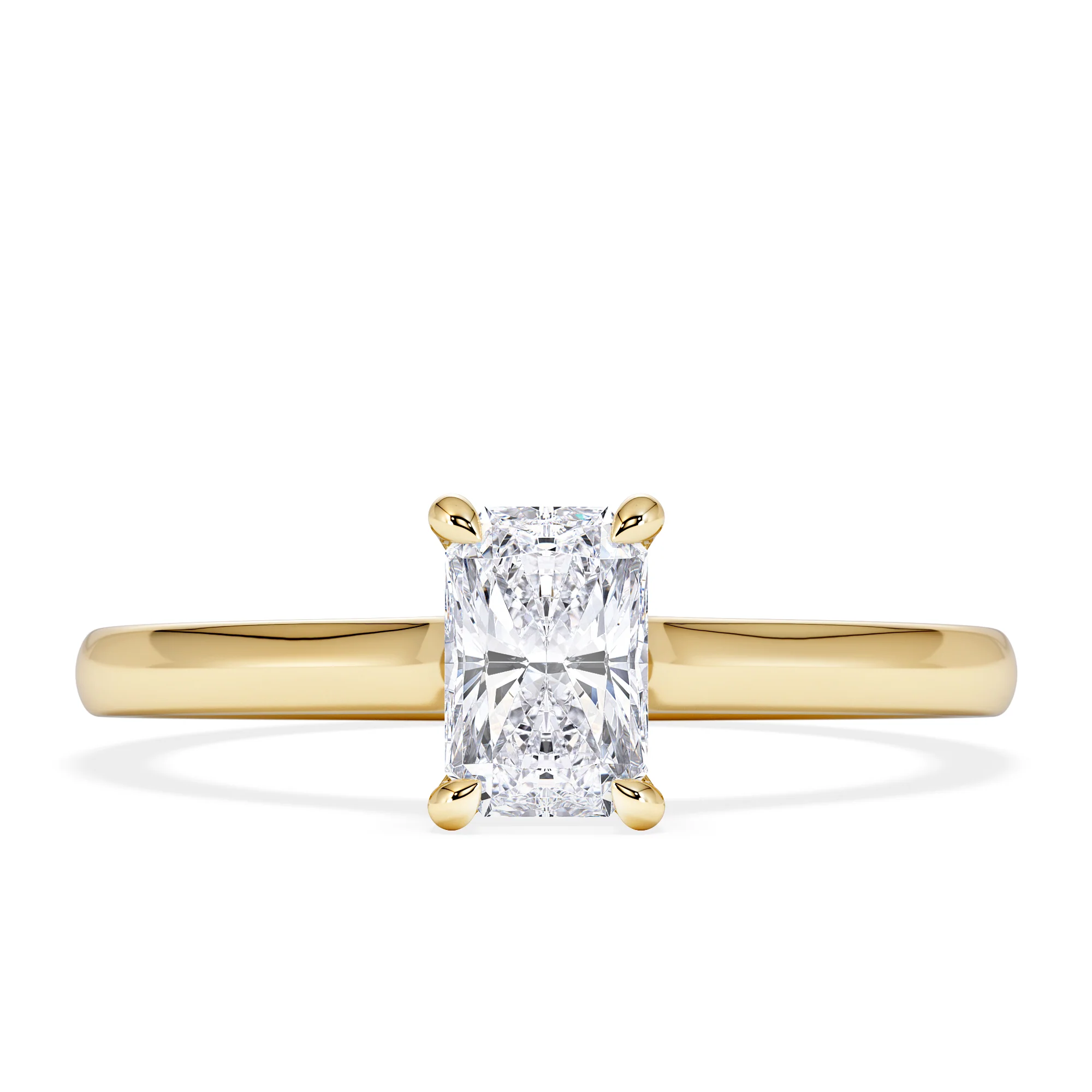 Amora Radiant 0.50ct Diamond Engagement Ring G/VS1 Set in 18K Gold - Image 7
