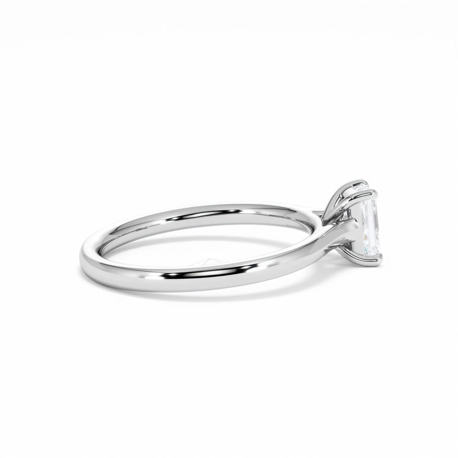 Amora Radiant 0.50ct Diamond Engagement Ring G/VS1 Set in 18K White Gold - Image 32