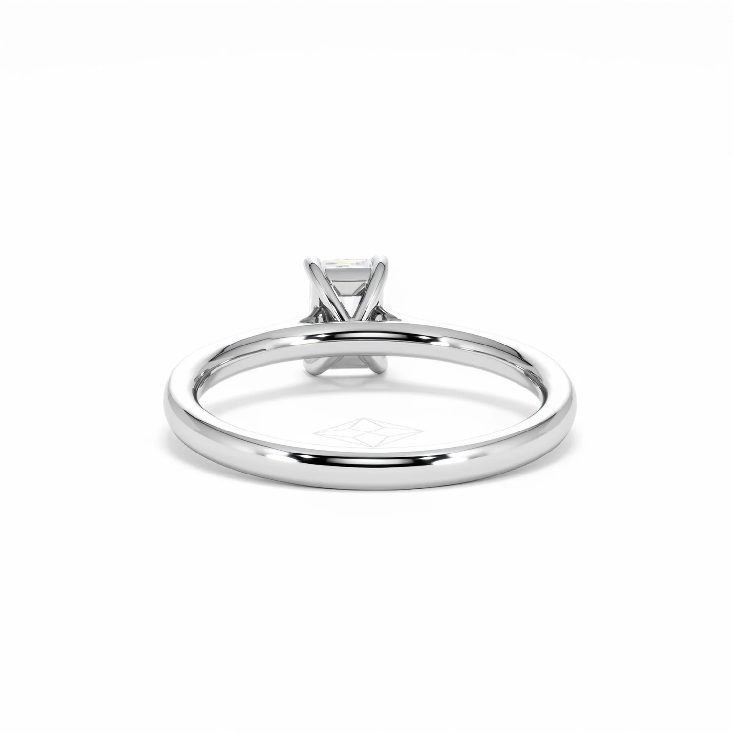 Amora Radiant 0.50ct Diamond Engagement Ring G/VS1 Set in 18K White Gold - Image 51