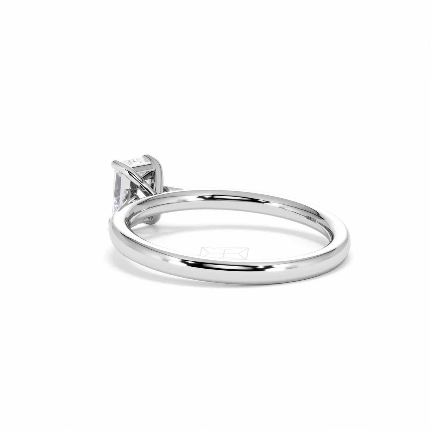 Amora Radiant 0.50ct Diamond Engagement Ring G/VS1 Set in 18K White Gold - Image 59