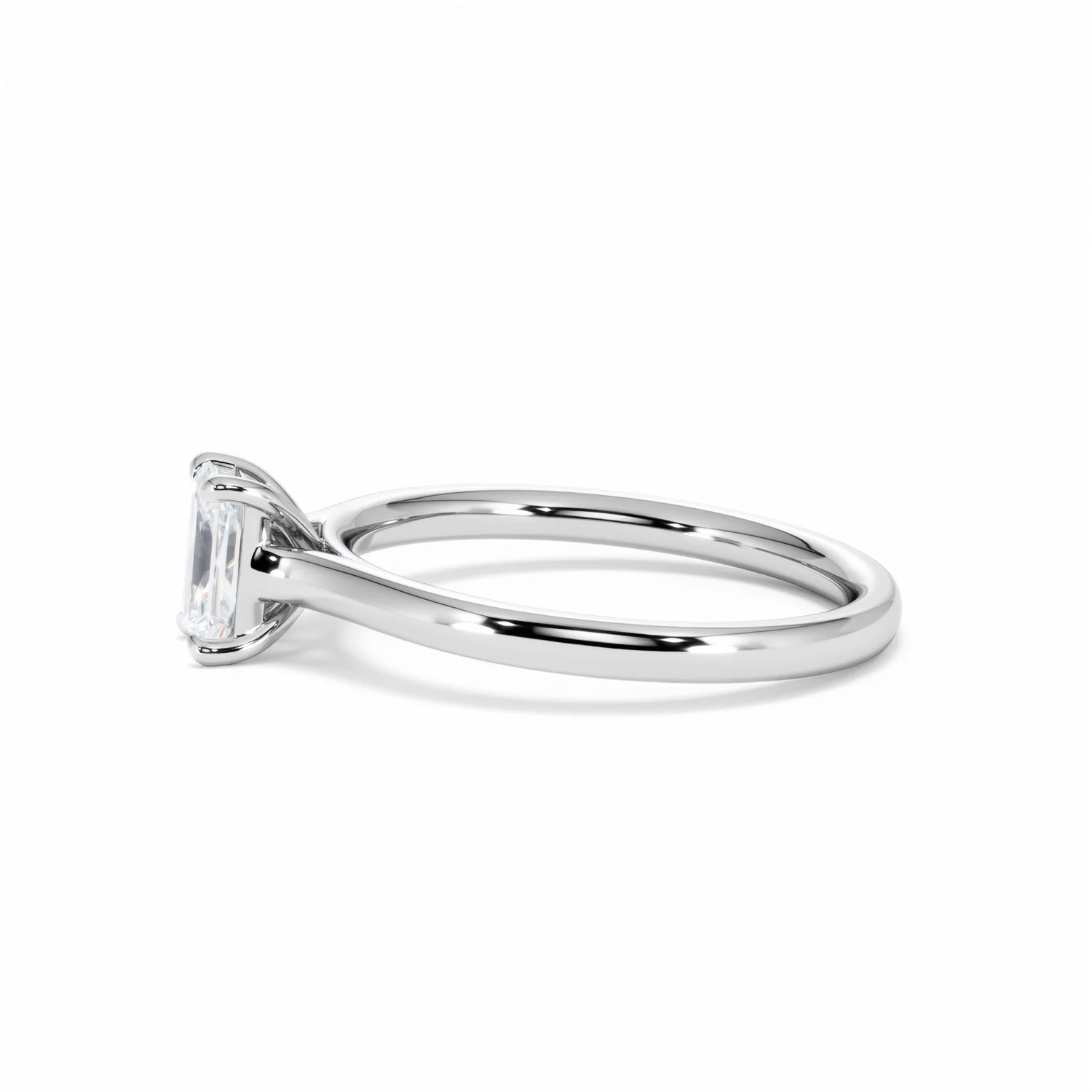 Amora Radiant 0.50ct Diamond Engagement Ring G/VS1 Set in 18K White Gold - Image 72