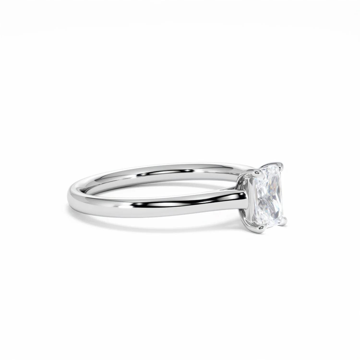 Amora Radiant 0.50ct Diamond Engagement Ring G/VS1 Set in Platinum - Image 21
