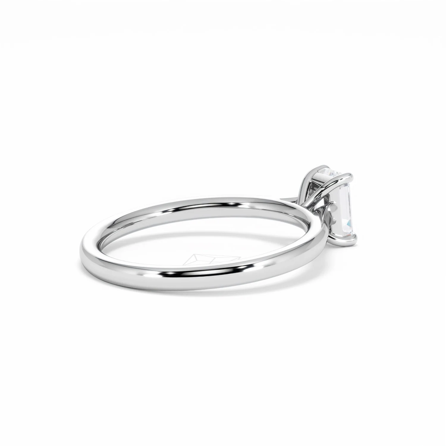 Amora Radiant 0.50ct Diamond Engagement Ring G/VS1 Set in Platinum - Image 37
