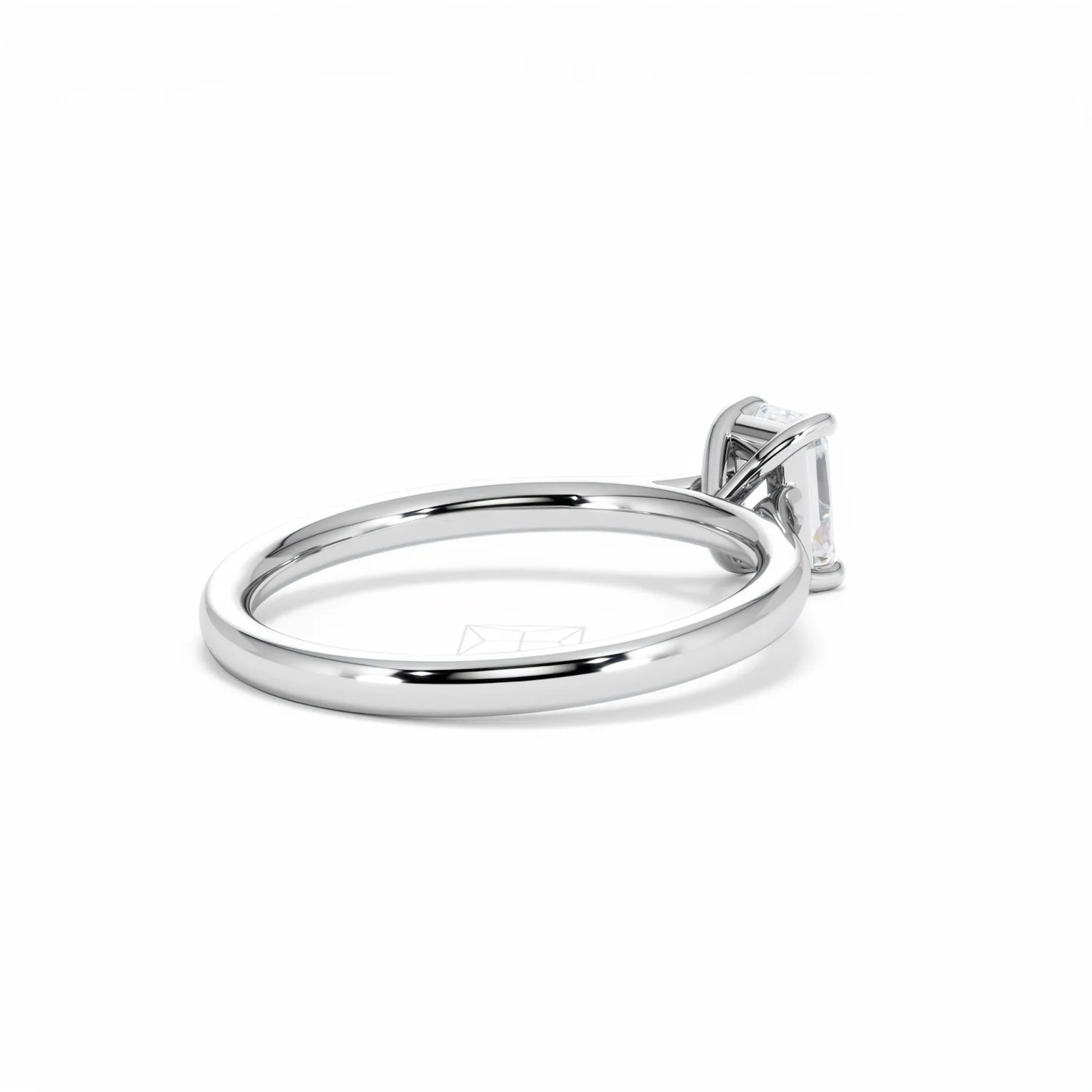 Amora Radiant 0.50ct Diamond Engagement Ring G/VS1 Set in Platinum - Image 39