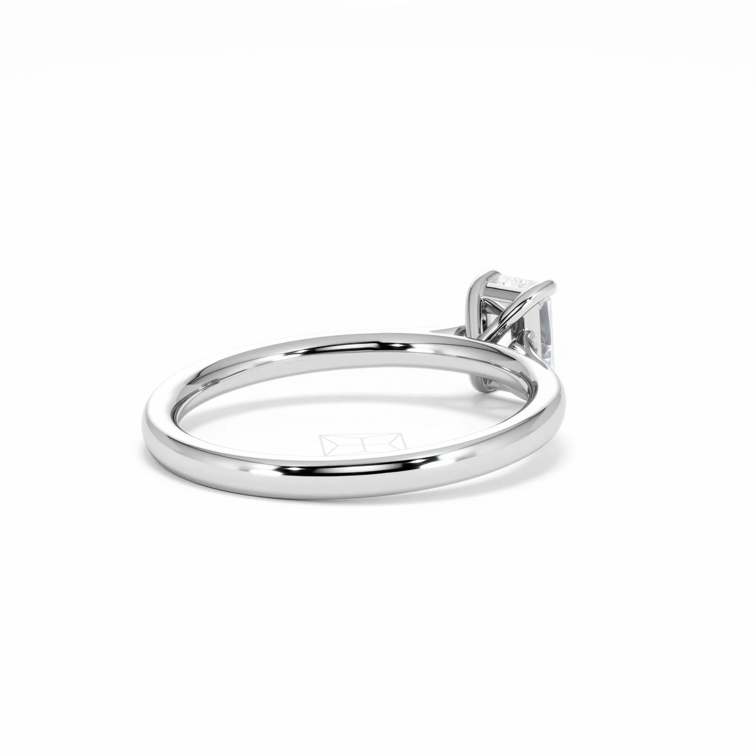 Amora Radiant 0.50ct Diamond Engagement Ring G/VS1 Set in Platinum - Image 41