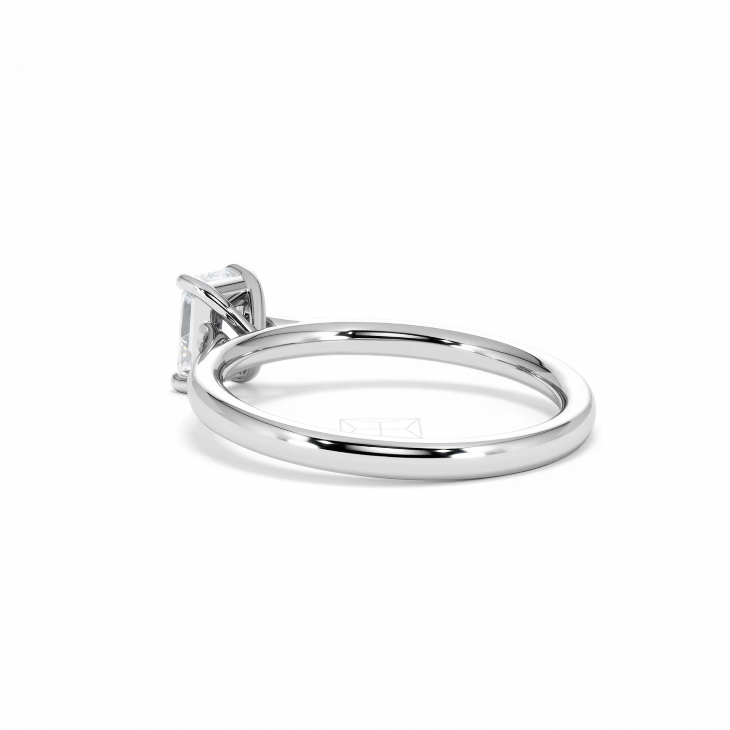 Amora Radiant 0.50ct Diamond Engagement Ring G/VS1 Set in Platinum - Image 60