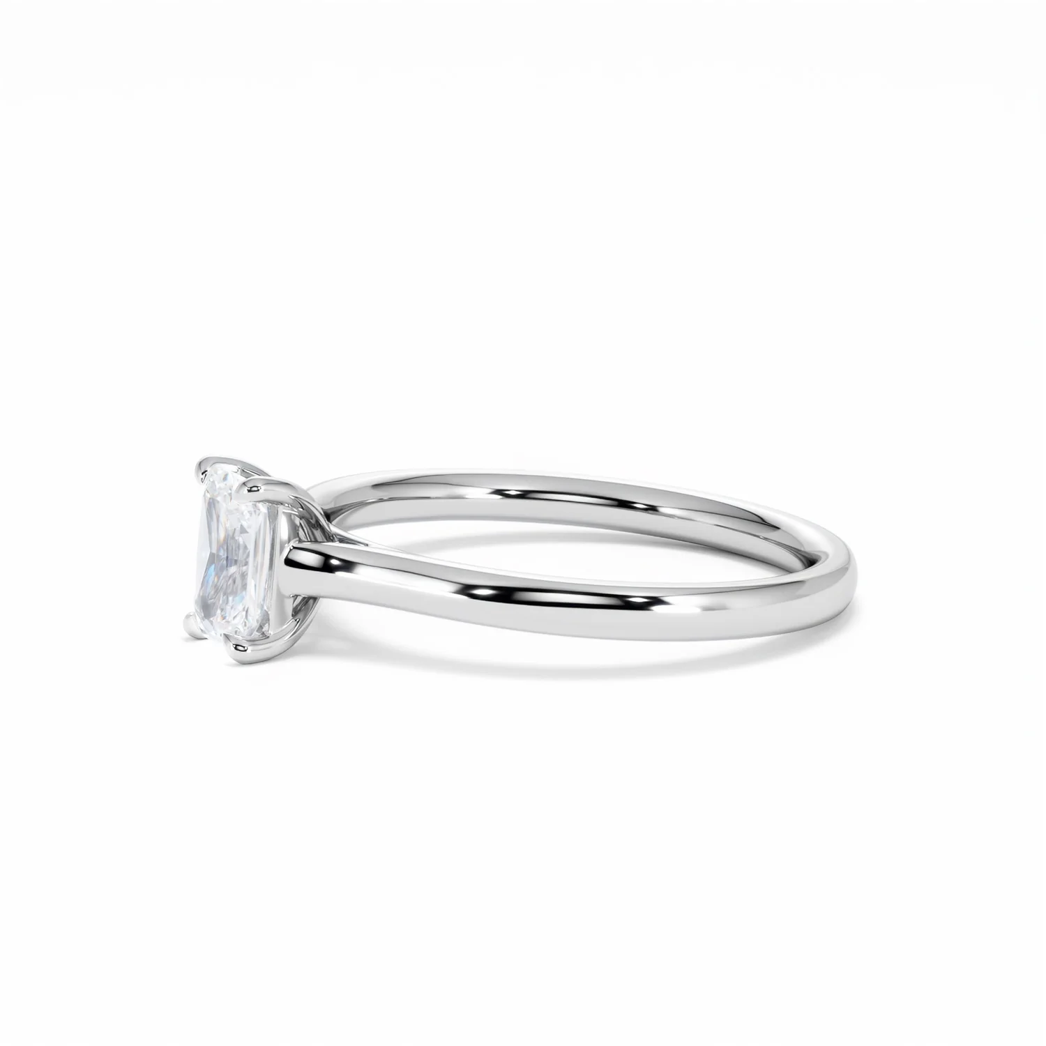 Amora Radiant 0.50ct Diamond Engagement Ring G/VS1 Set in Platinum - Image 76