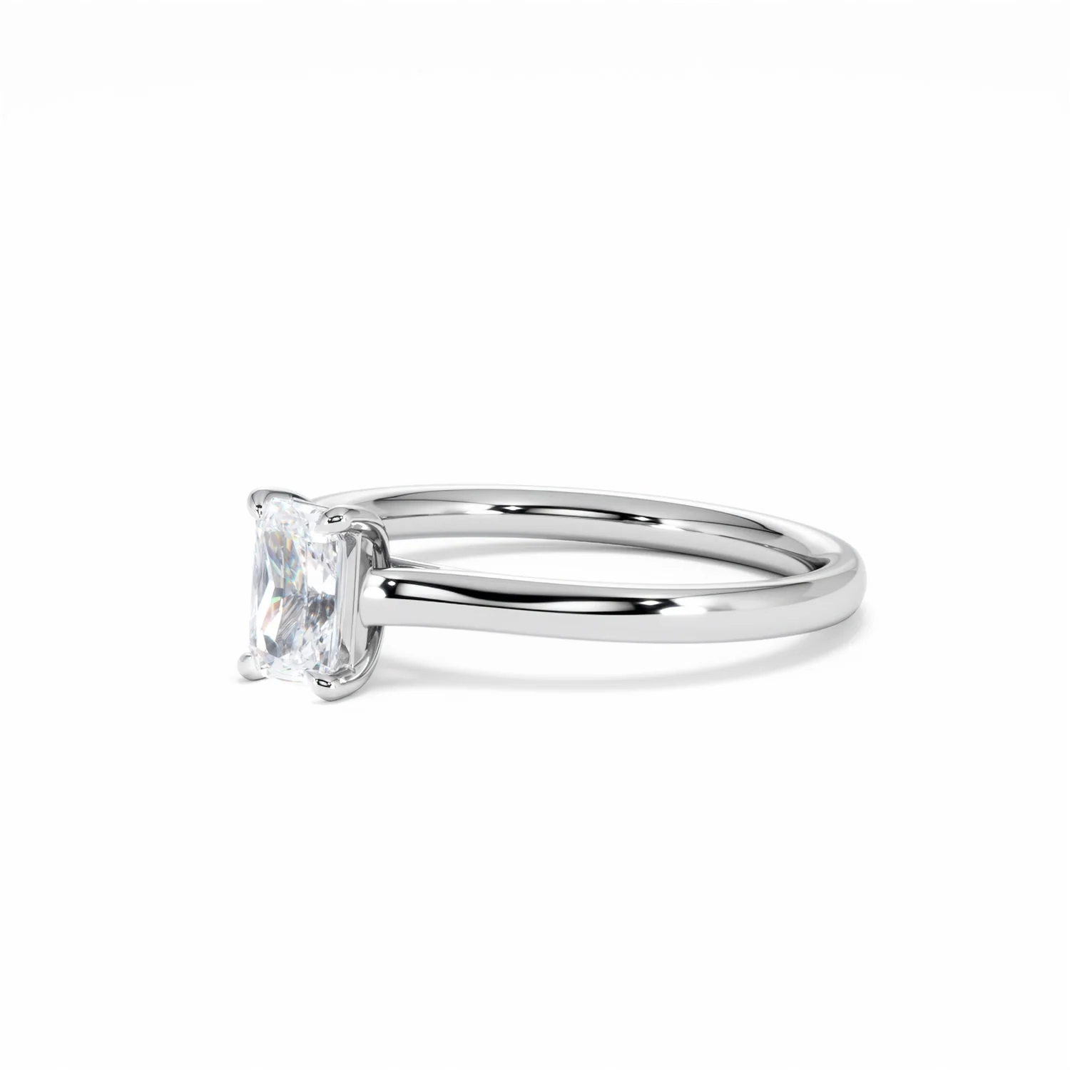 Amora Radiant 0.50ct Diamond Engagement Ring G/VS1 Set in Platinum - Image 80