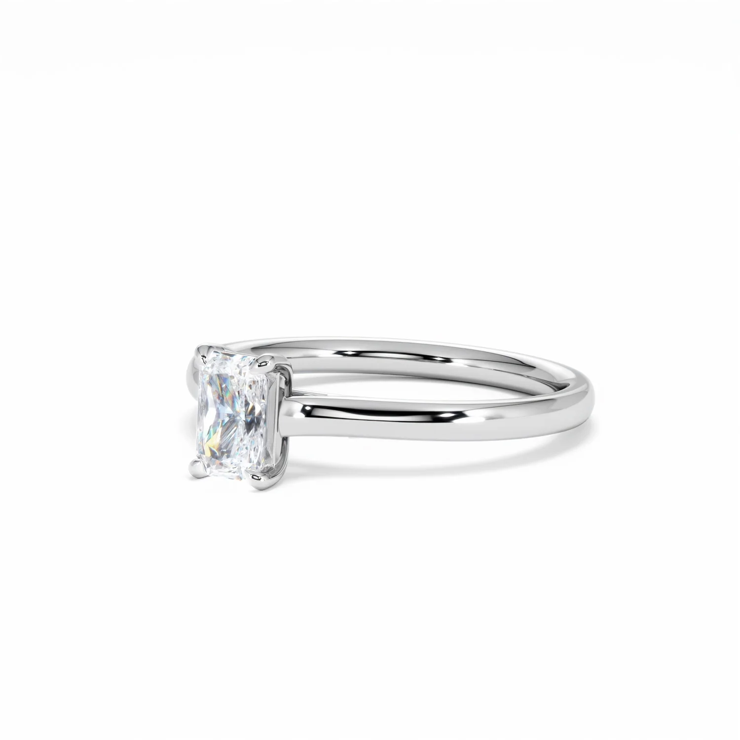Amora Radiant 0.50ct Diamond Engagement Ring G/VS1 Set in Platinum - Image 82