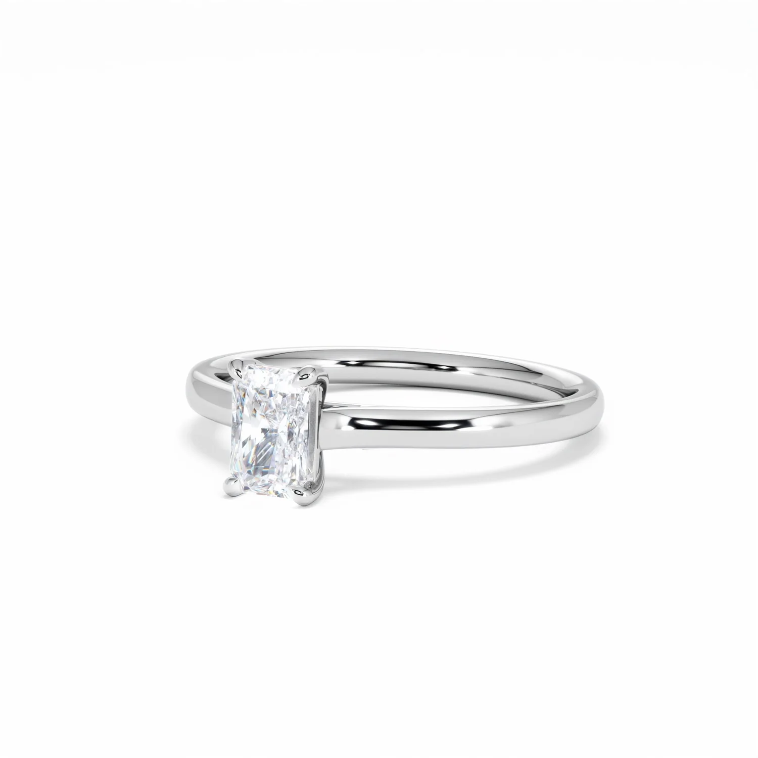 Amora Radiant 0.50ct Diamond Engagement Ring G/VS1 Set in Platinum - Image 84