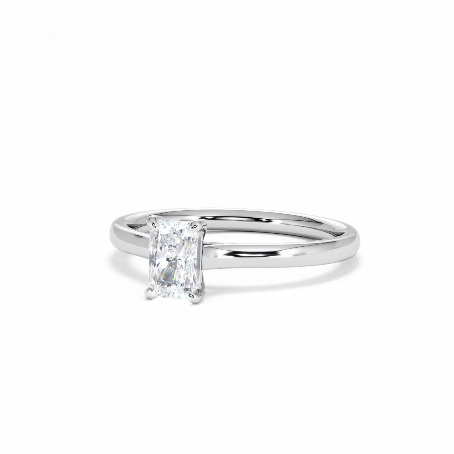 Amora Radiant 0.50ct Diamond Engagement Ring G/VS1 Set in Platinum - Image 85