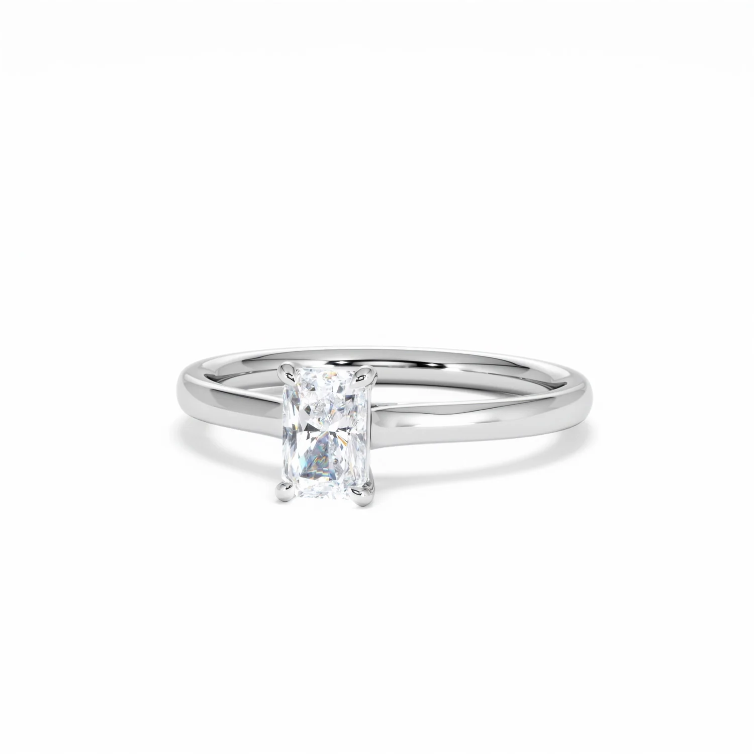 Amora Radiant 0.50ct Diamond Engagement Ring G/VS1 Set in Platinum - Image 87