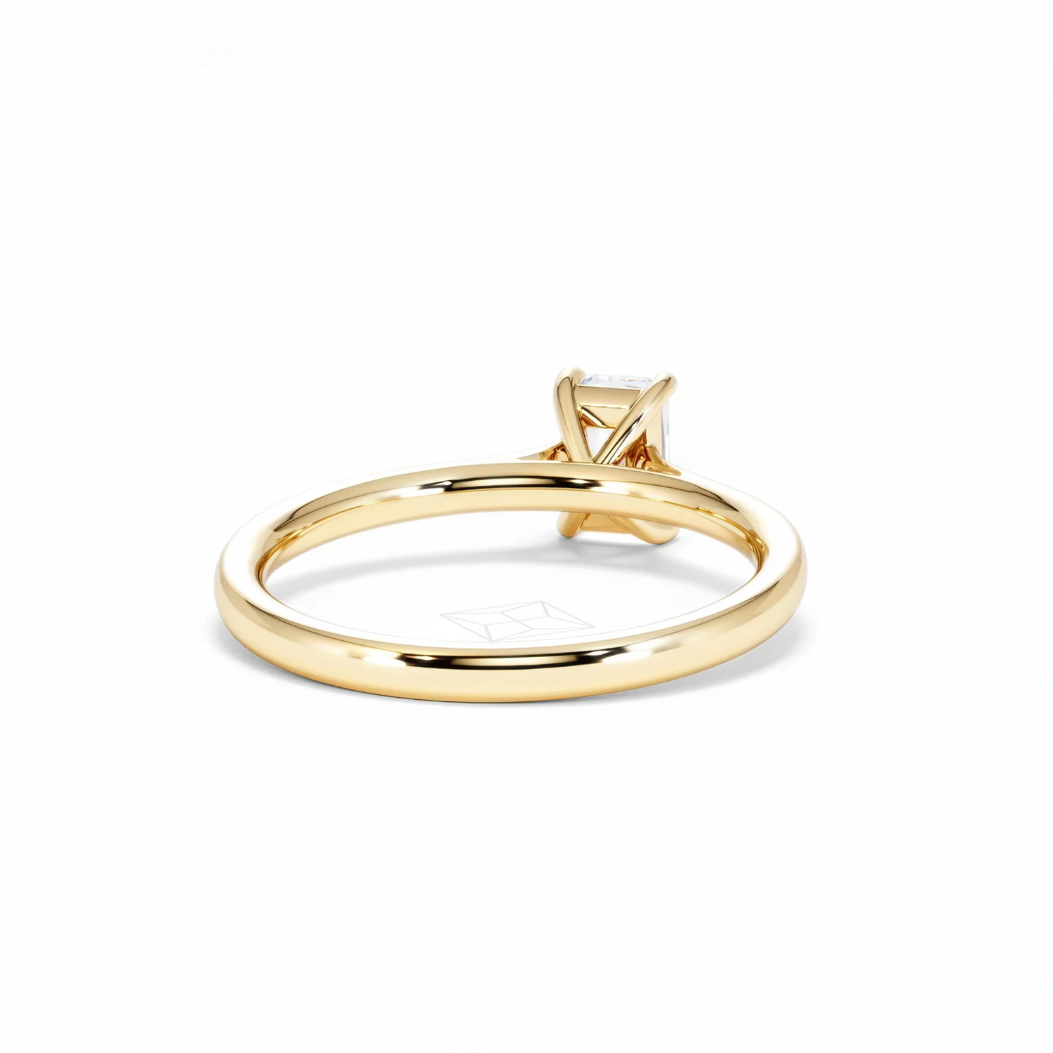 Amora Radiant 0.50ct Lab Diamond Engagement Ring F/VS1 Set in 18K Gold - Image 46