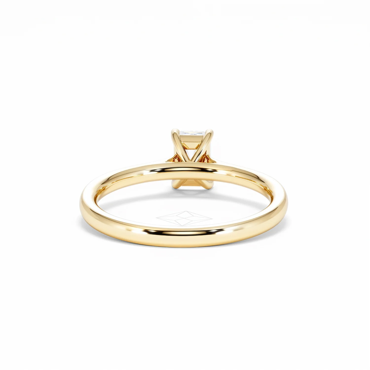 Amora Radiant 0.50ct Lab Diamond Engagement Ring F/VS1 Set in 18K Gold - Image 49
