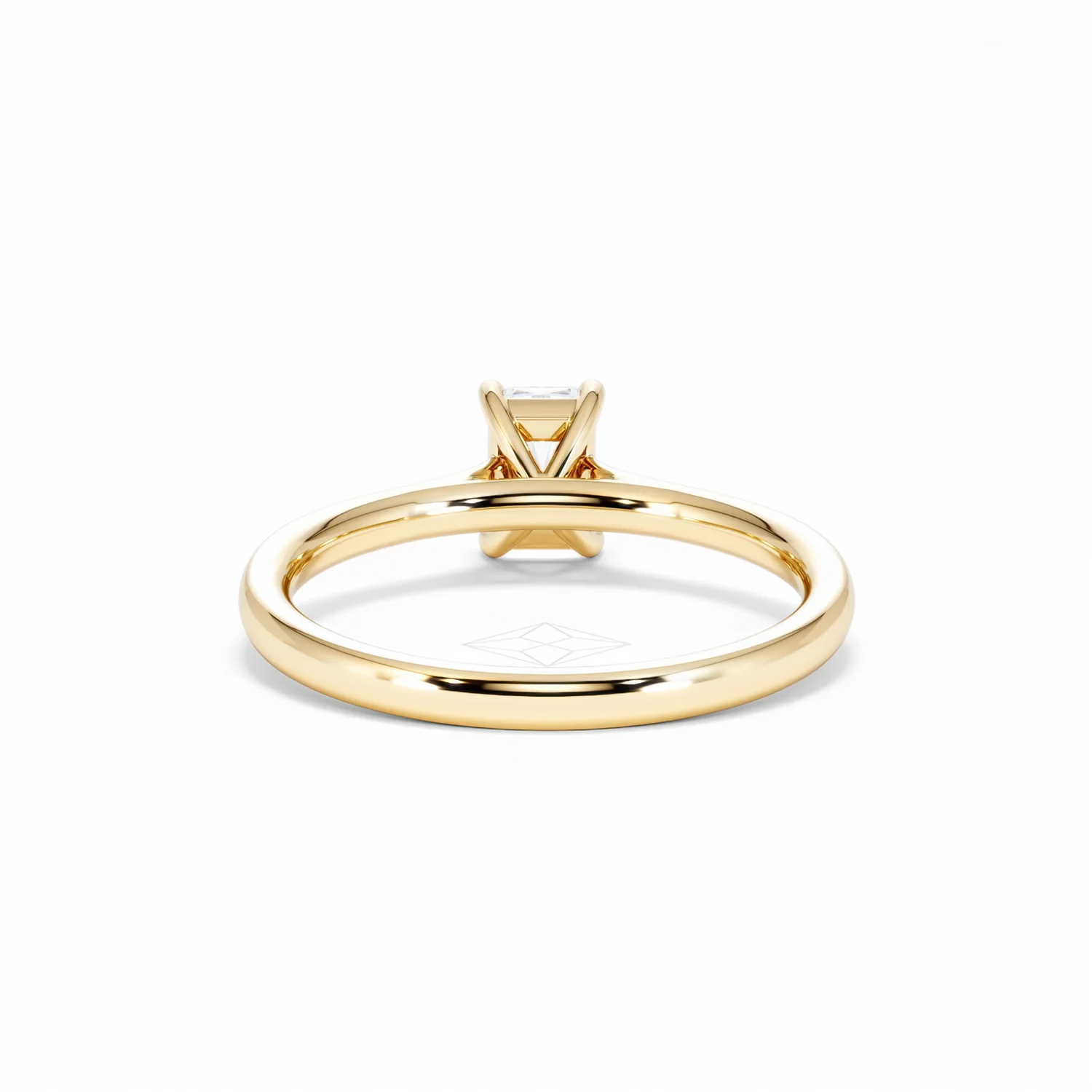 Amora Radiant 0.50ct Lab Diamond Engagement Ring F/VS1 Set in 18K Gold - Image 50
