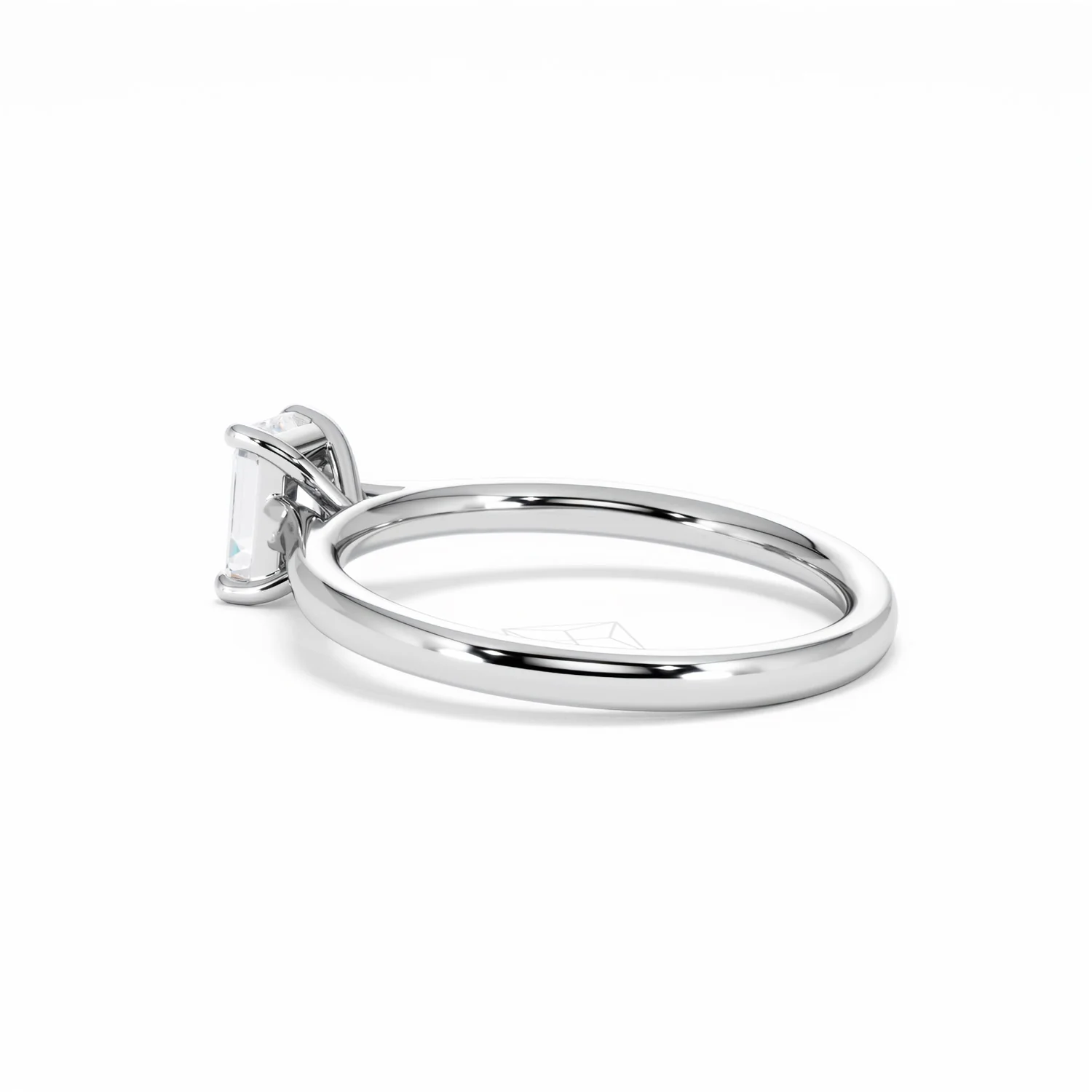 Amora Radiant 0.50ct Lab Diamond Engagement Ring F/VS1 Set in 18K White Gold - Image 63