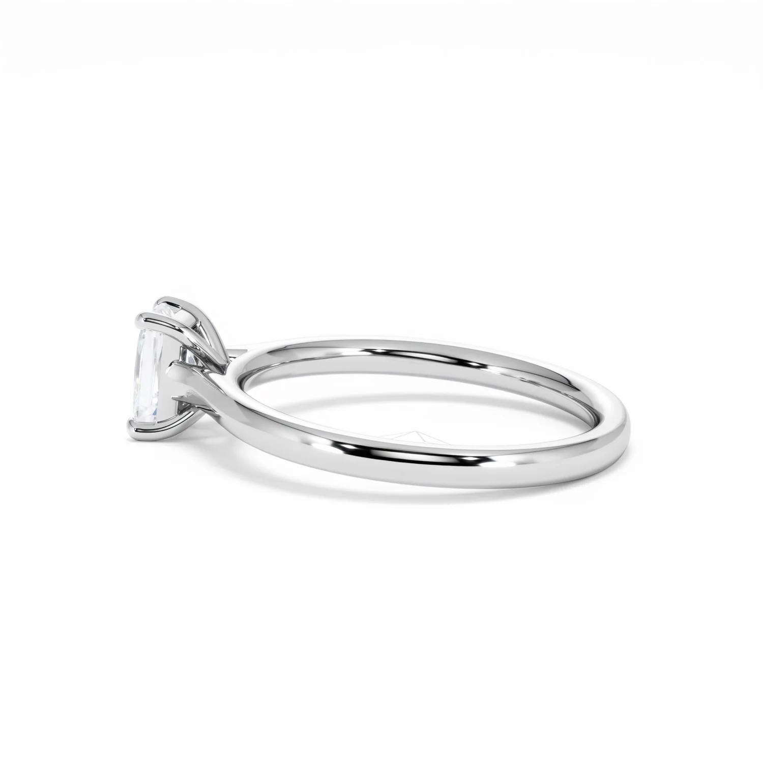 Amora Radiant 0.50ct Lab Diamond Engagement Ring F/VS1 Set in 18K White Gold - Image 67