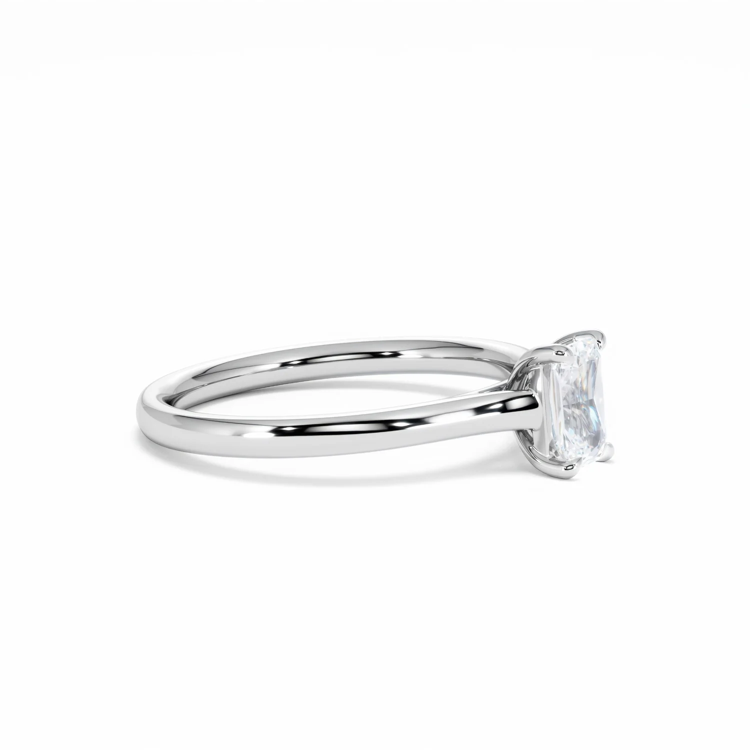 Amora Radiant 0.50ct Lab Diamond Engagement Ring F/VS1 Set in Platinum - Image 23