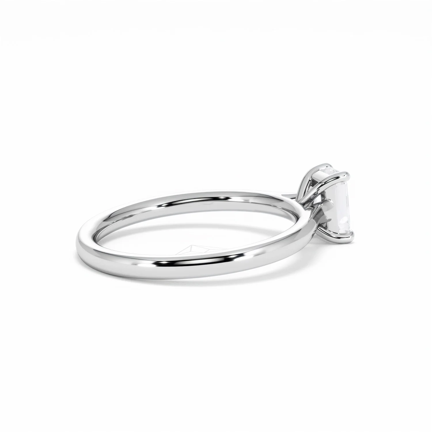 Amora Radiant 0.50ct Lab Diamond Engagement Ring F/VS1 Set in Platinum - Image 35