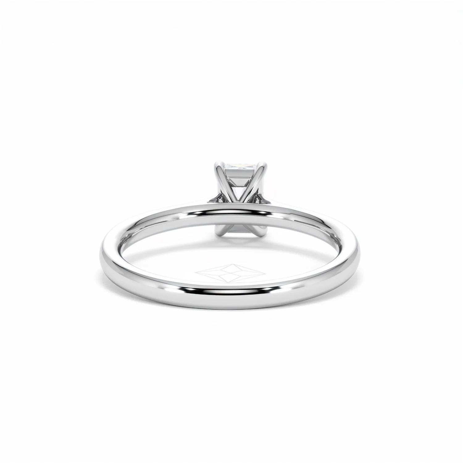 Amora Radiant 0.50ct Lab Diamond Engagement Ring F/VS1 Set in Platinum - Image 49