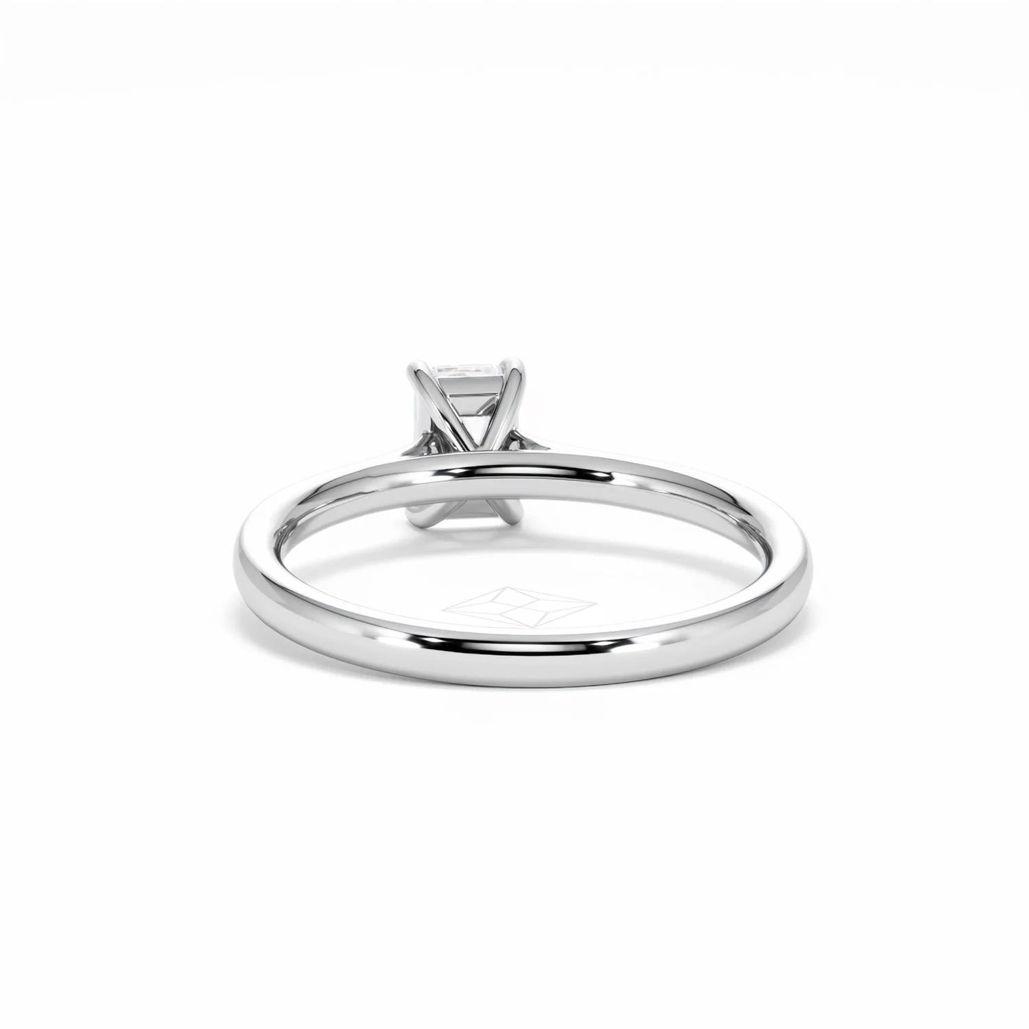 Amora Radiant 0.50ct Lab Diamond Engagement Ring F/VS1 Set in Platinum - Image 52