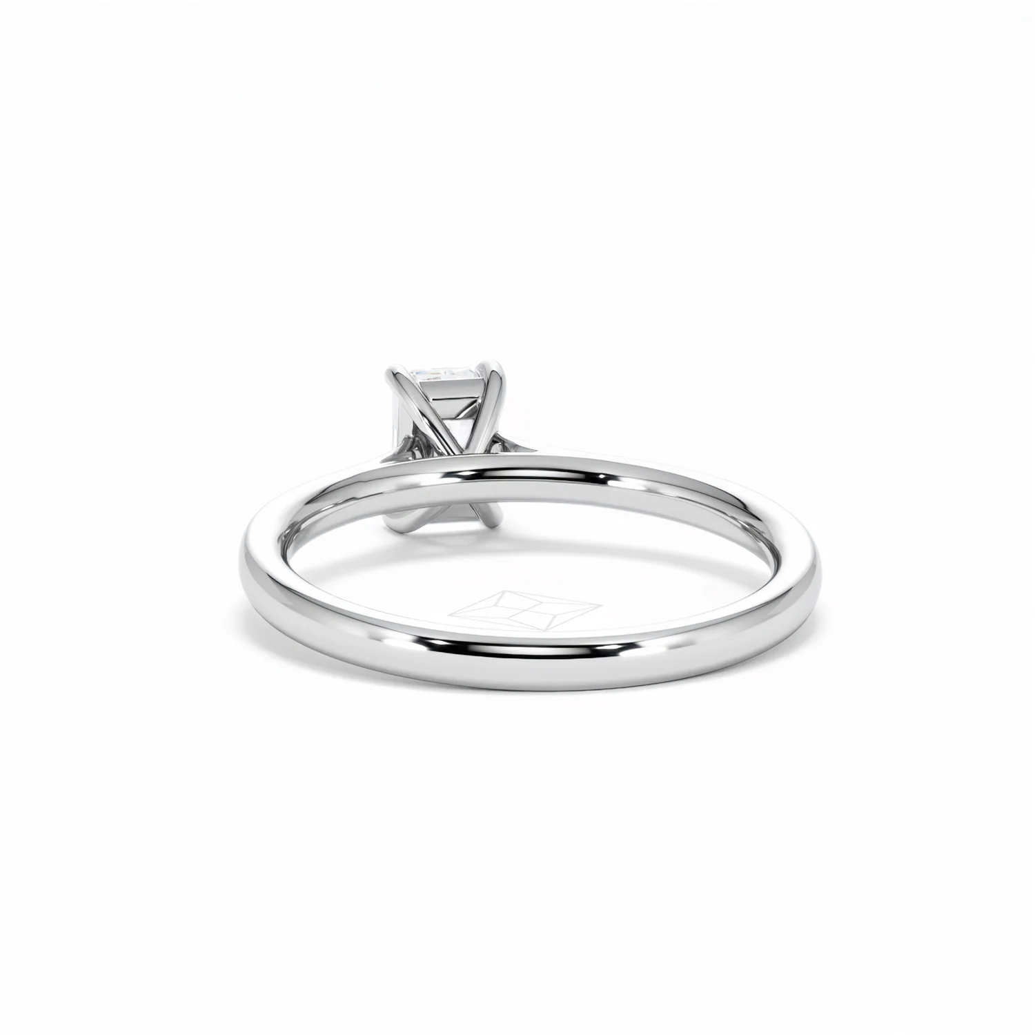 Amora Radiant 0.50ct Lab Diamond Engagement Ring F/VS1 Set in Platinum - Image 53