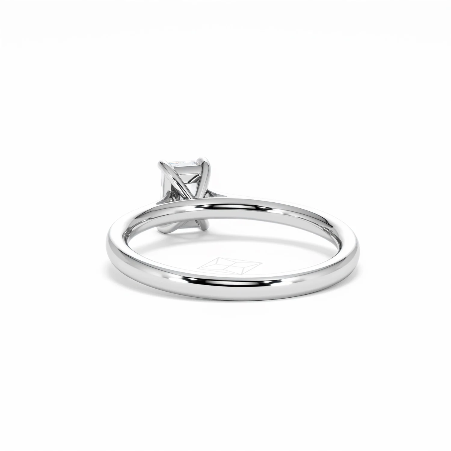 Amora Radiant 0.50ct Lab Diamond Engagement Ring F/VS1 Set in Platinum - Image 54