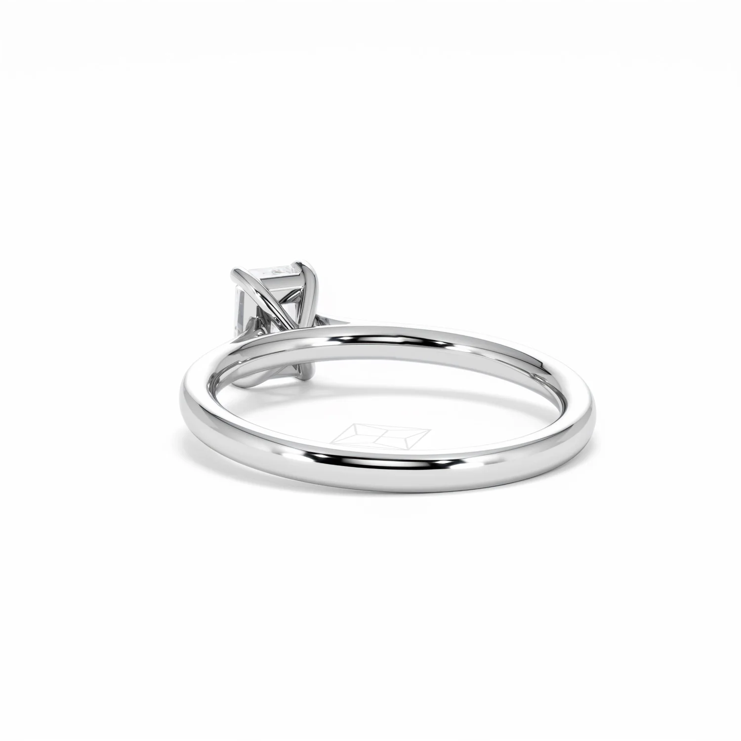 Amora Radiant 0.50ct Lab Diamond Engagement Ring F/VS1 Set in Platinum - Image 56