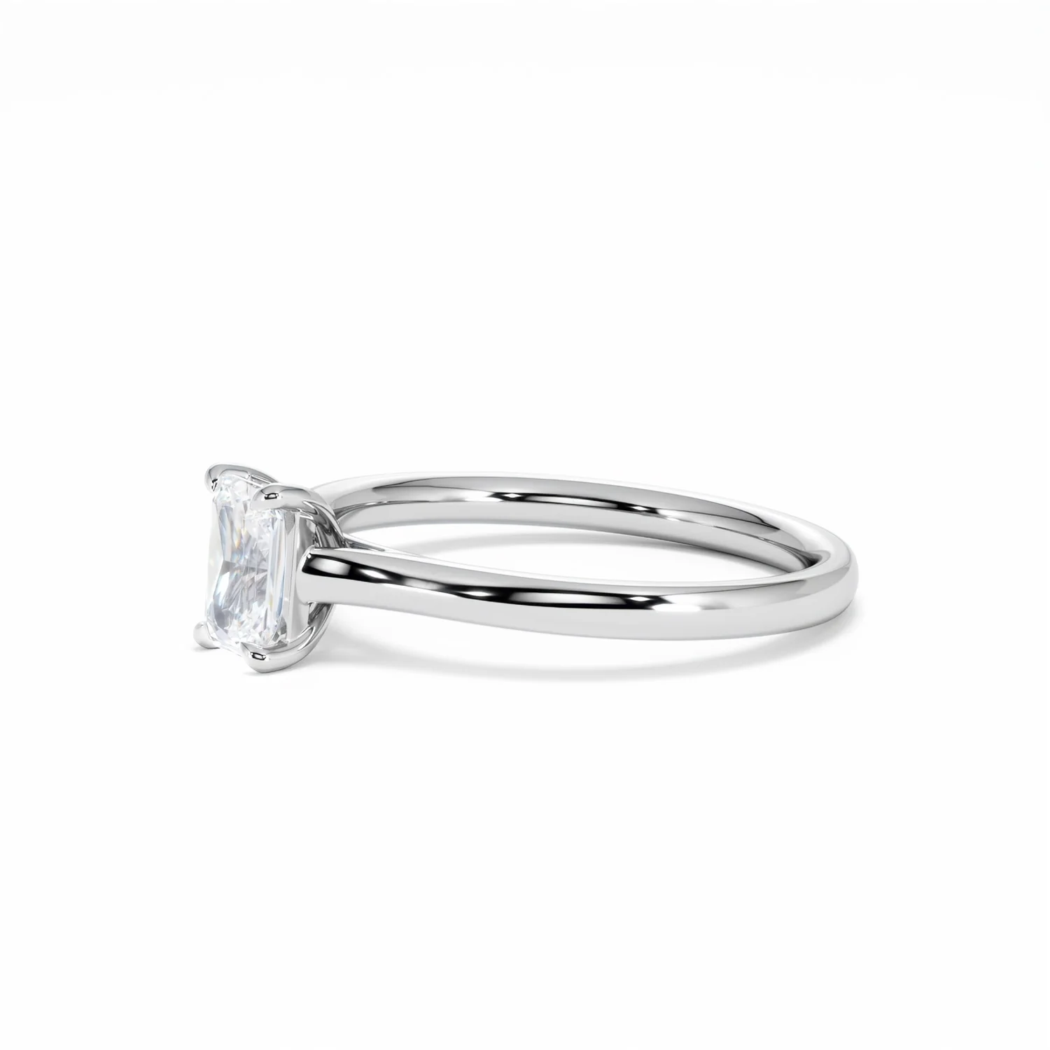 Amora Radiant 0.50ct Lab Diamond Engagement Ring F/VS1 Set in Platinum - Image 77