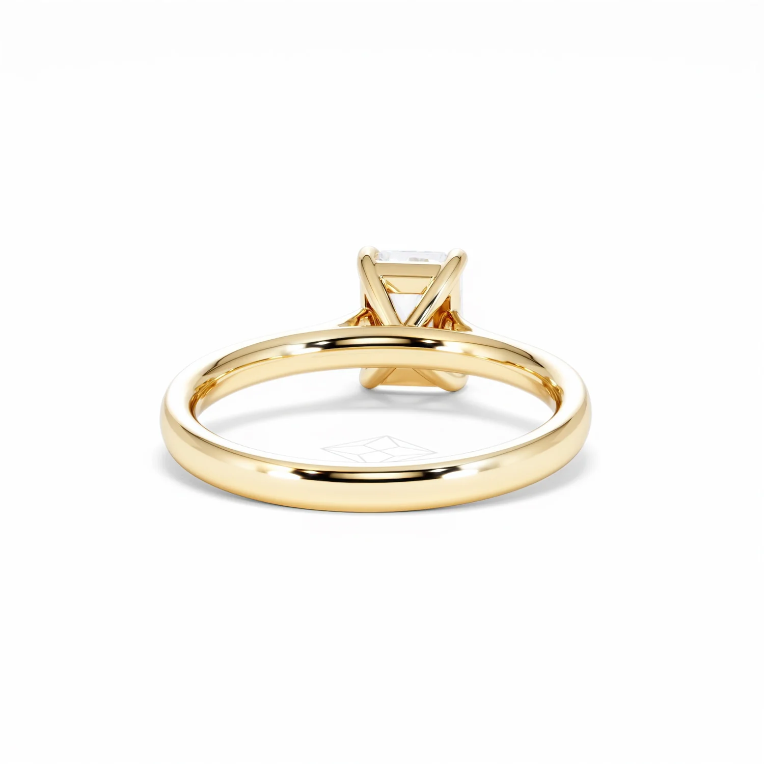 Amora Radiant 1.00ct Lab Diamond Engagement Ring F/VS1 Set in 18K Gold - Image 47