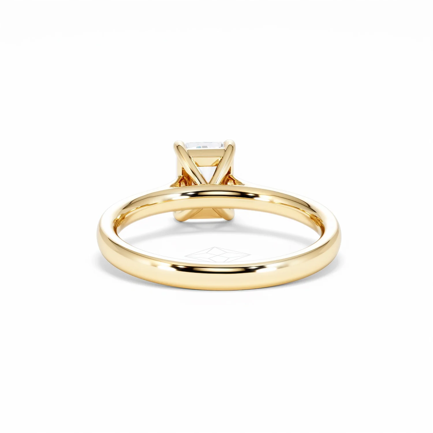 Amora Radiant 1.00ct Lab Diamond Engagement Ring F/VS1 Set in 18K Gold - Image 50