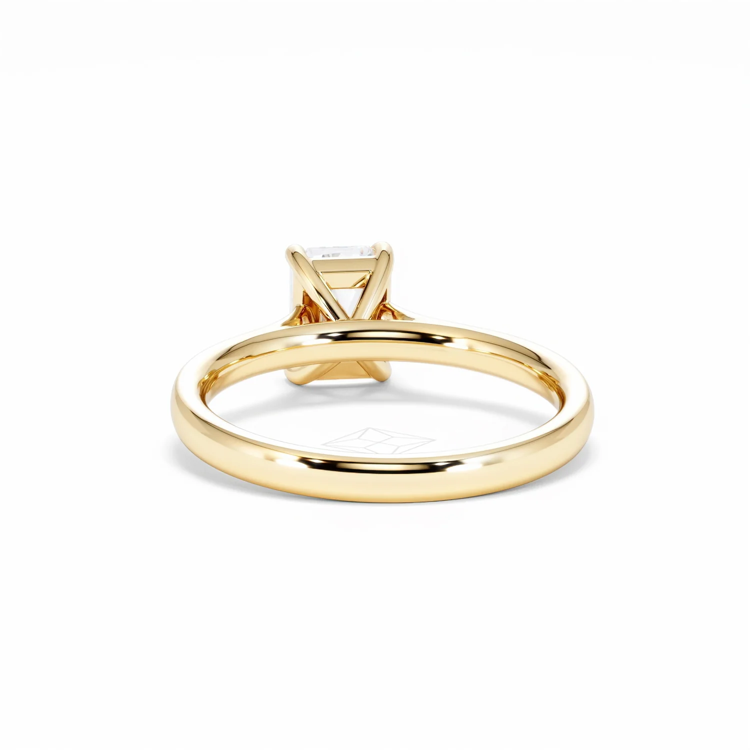 Amora Radiant 1.00ct Lab Diamond Engagement Ring F/VS1 Set in 18K Gold - Image 51