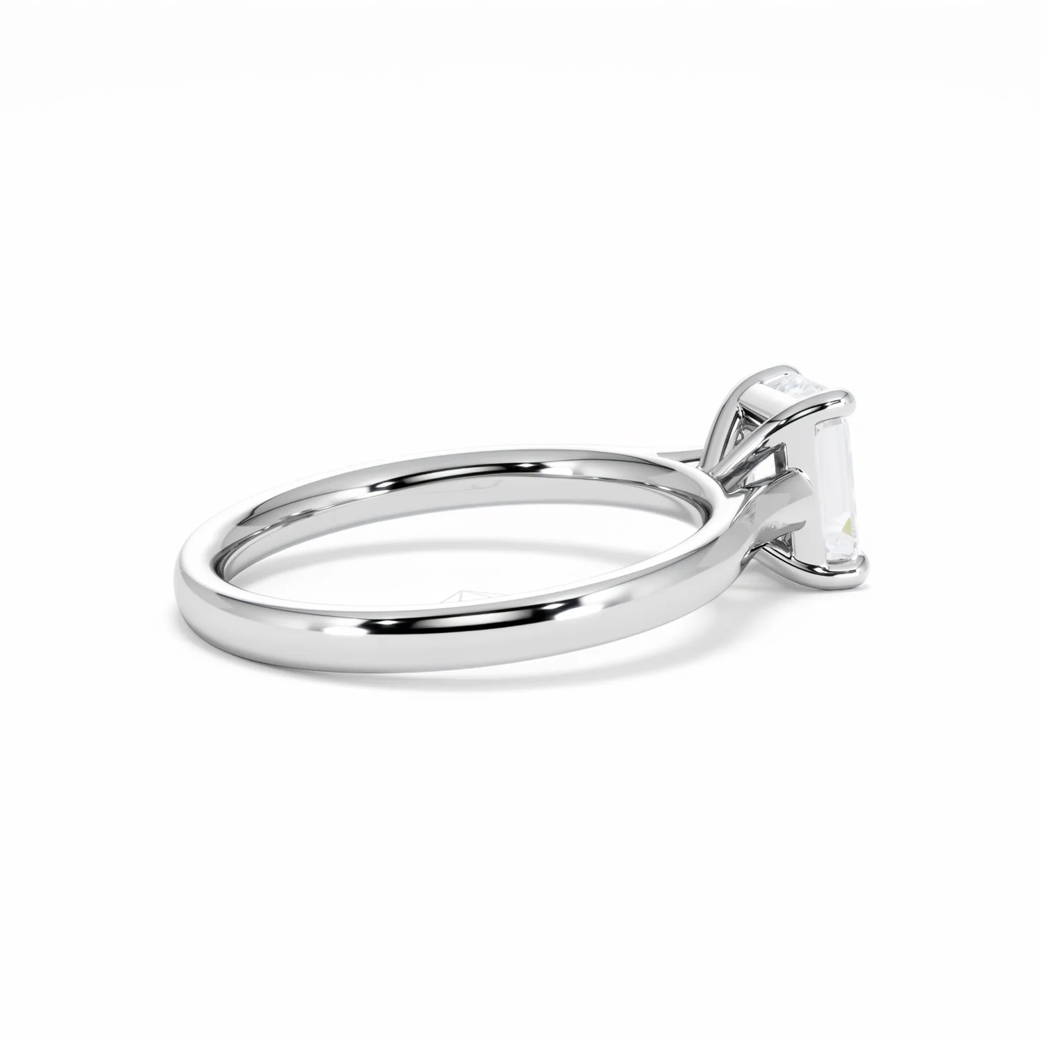 Amora Radiant 1.00ct Lab Diamond Engagement Ring F/VS1 Set in 18K White Gold - Image 35