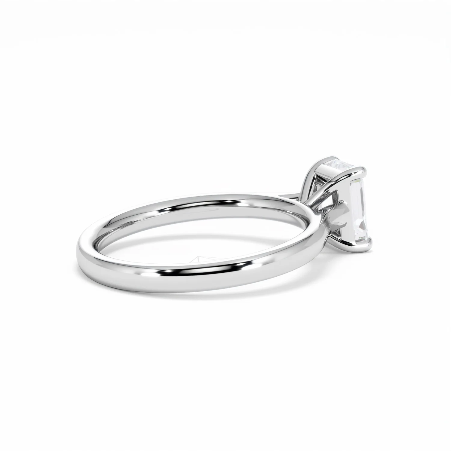 Amora Radiant 1.00ct Lab Diamond Engagement Ring F/VS1 Set in 18K White Gold - Image 36