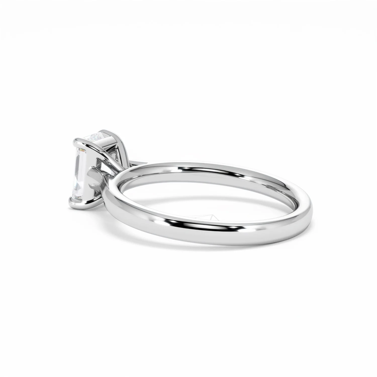 Amora Radiant 1.00ct Lab Diamond Engagement Ring F/VS1 Set in 18K White Gold - Image 63