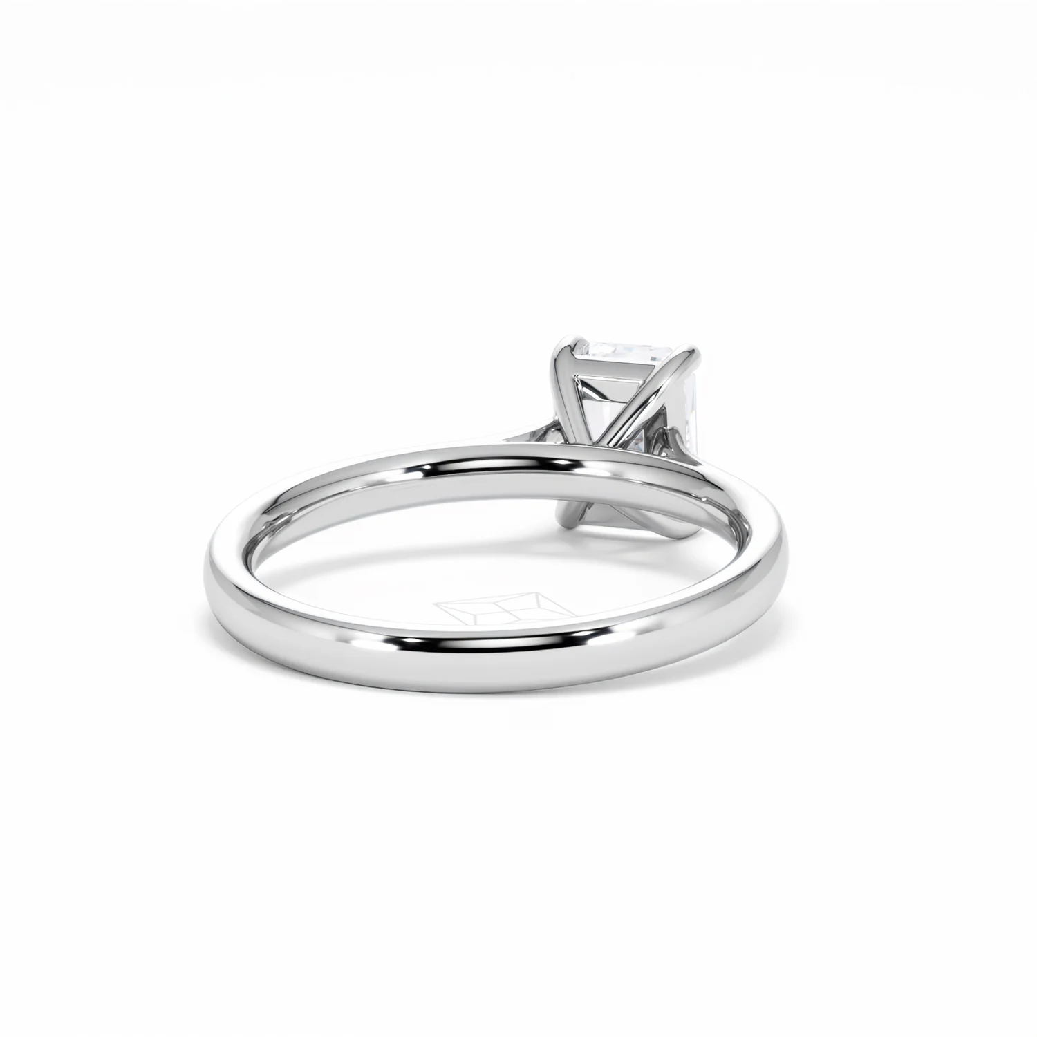 Amora Radiant 1.00ct Lab Diamond Engagement Ring F/VS1 Set in Platinum - Image 45