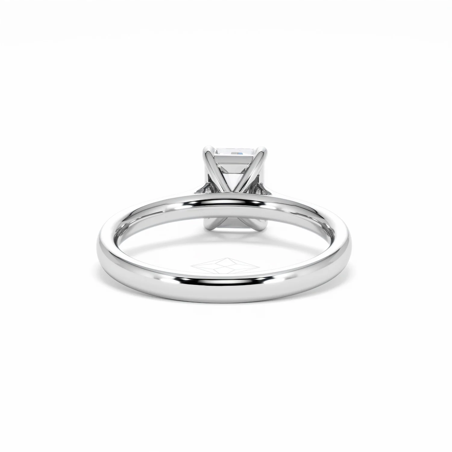 Amora Radiant 1.00ct Lab Diamond Engagement Ring F/VS1 Set in Platinum - Image 49